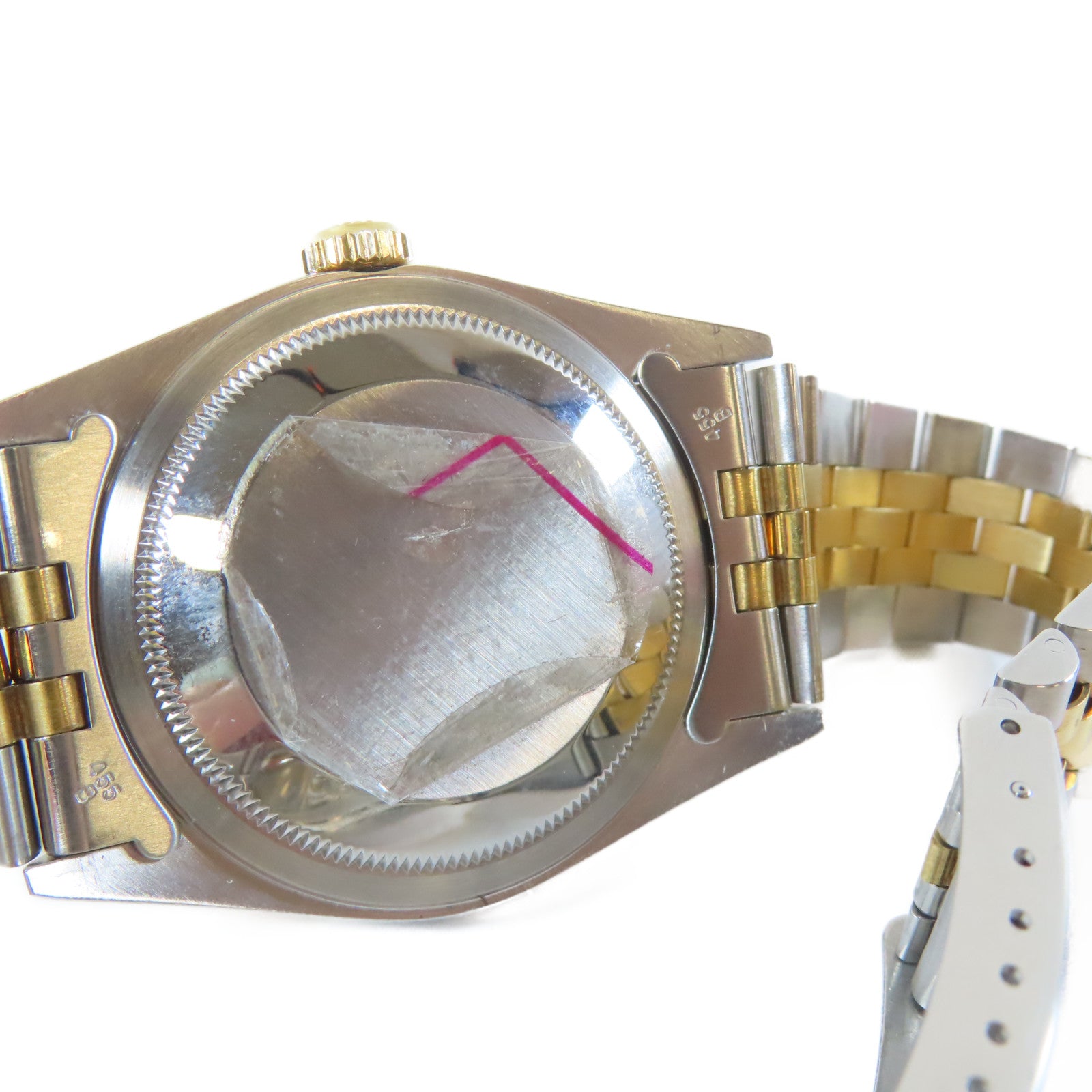 ROLEX Datejust不鏽鋼/18K黃金手錶自動機芯金色