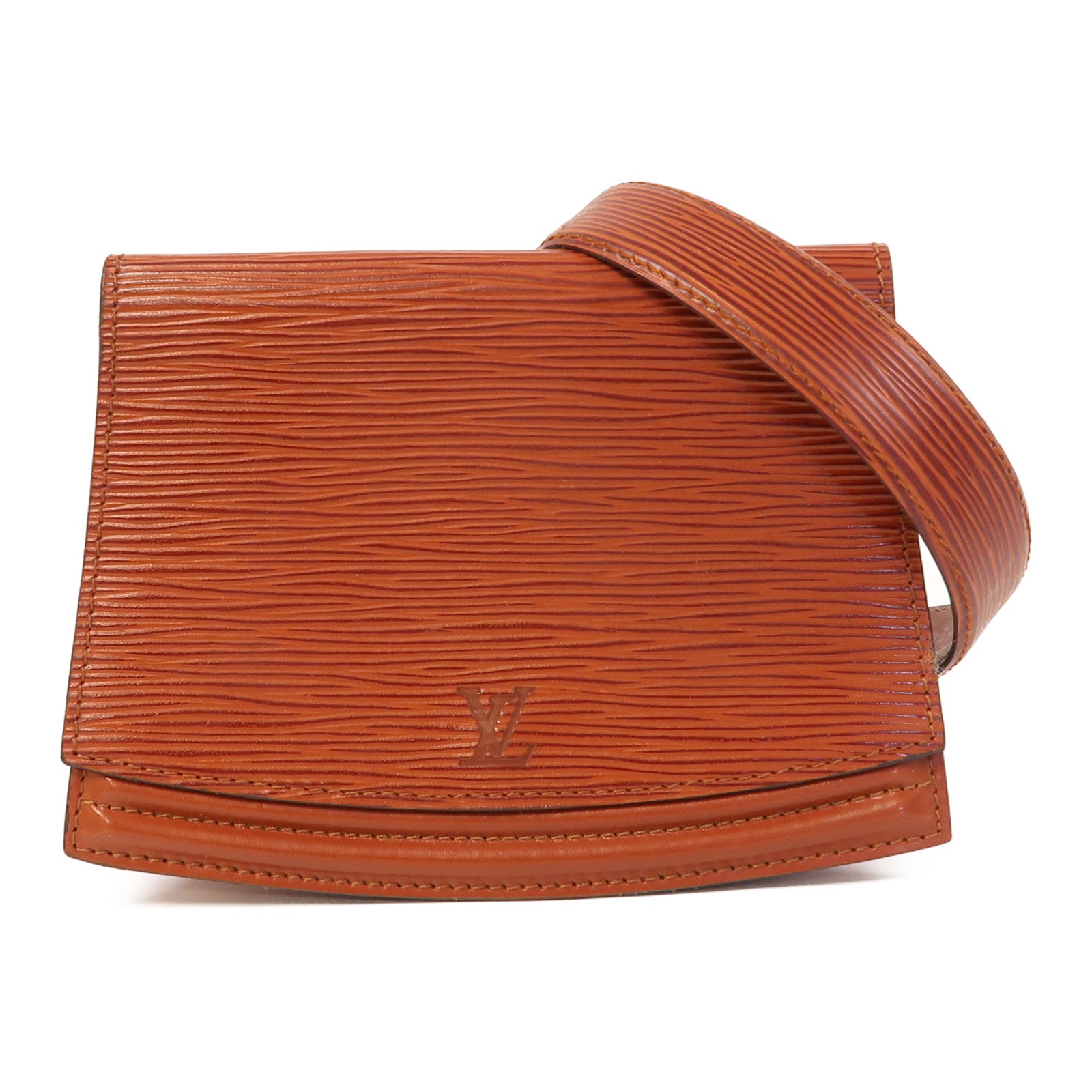 LOUIS VUITTON 【激減優惠】Epi Tilsitt Bum金扣腰包啡色