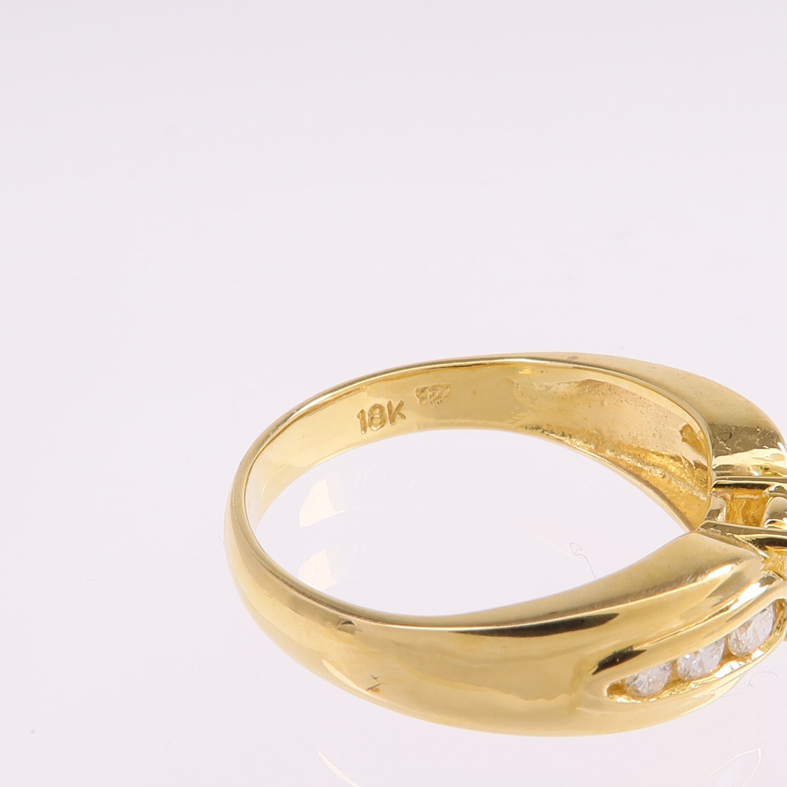 JEWELRY 【激減優惠】18K黃金Diamond Ring鑽石戒指US#6