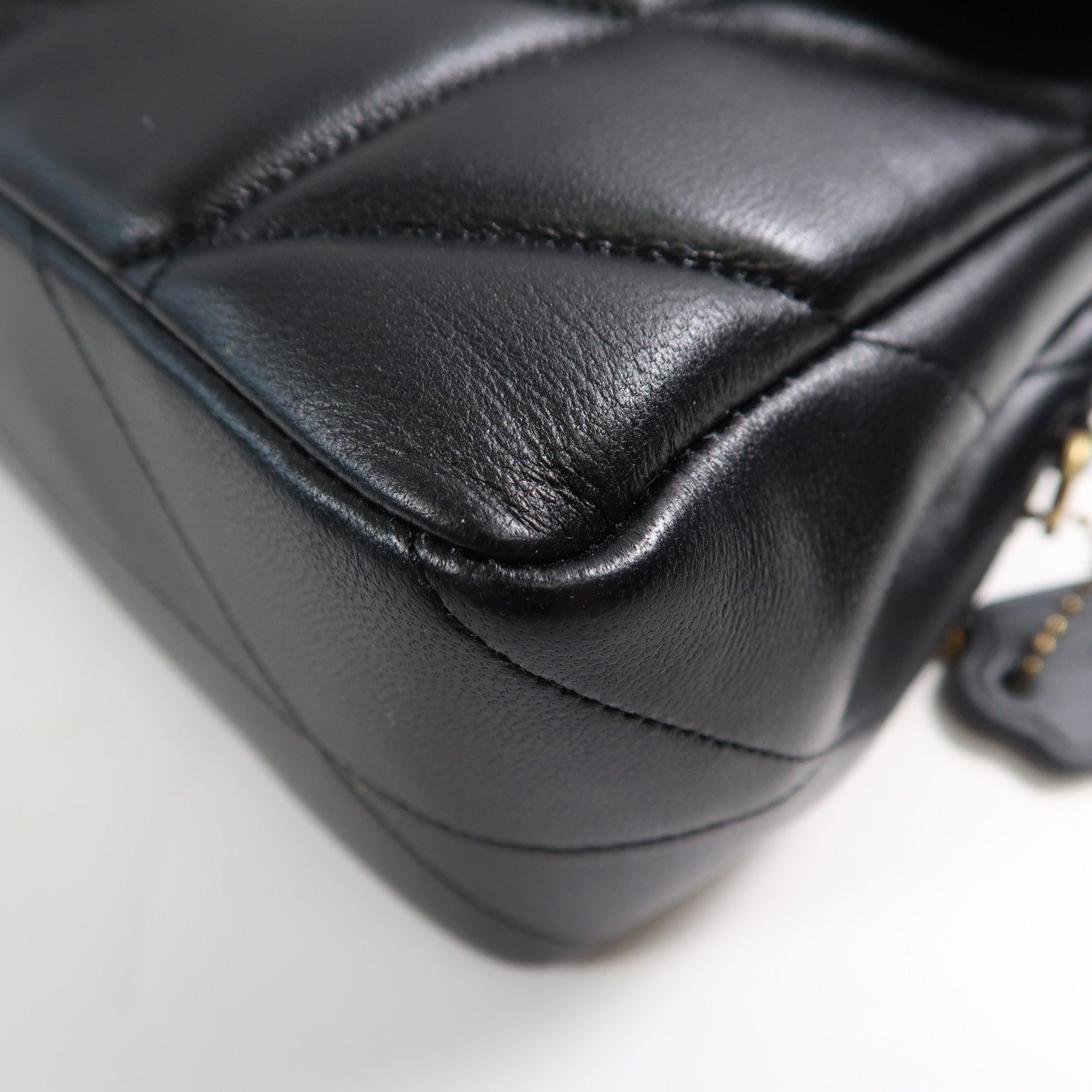 COACH 羊皮皮革Shoulder Bag金扣鏈帶肩背袋