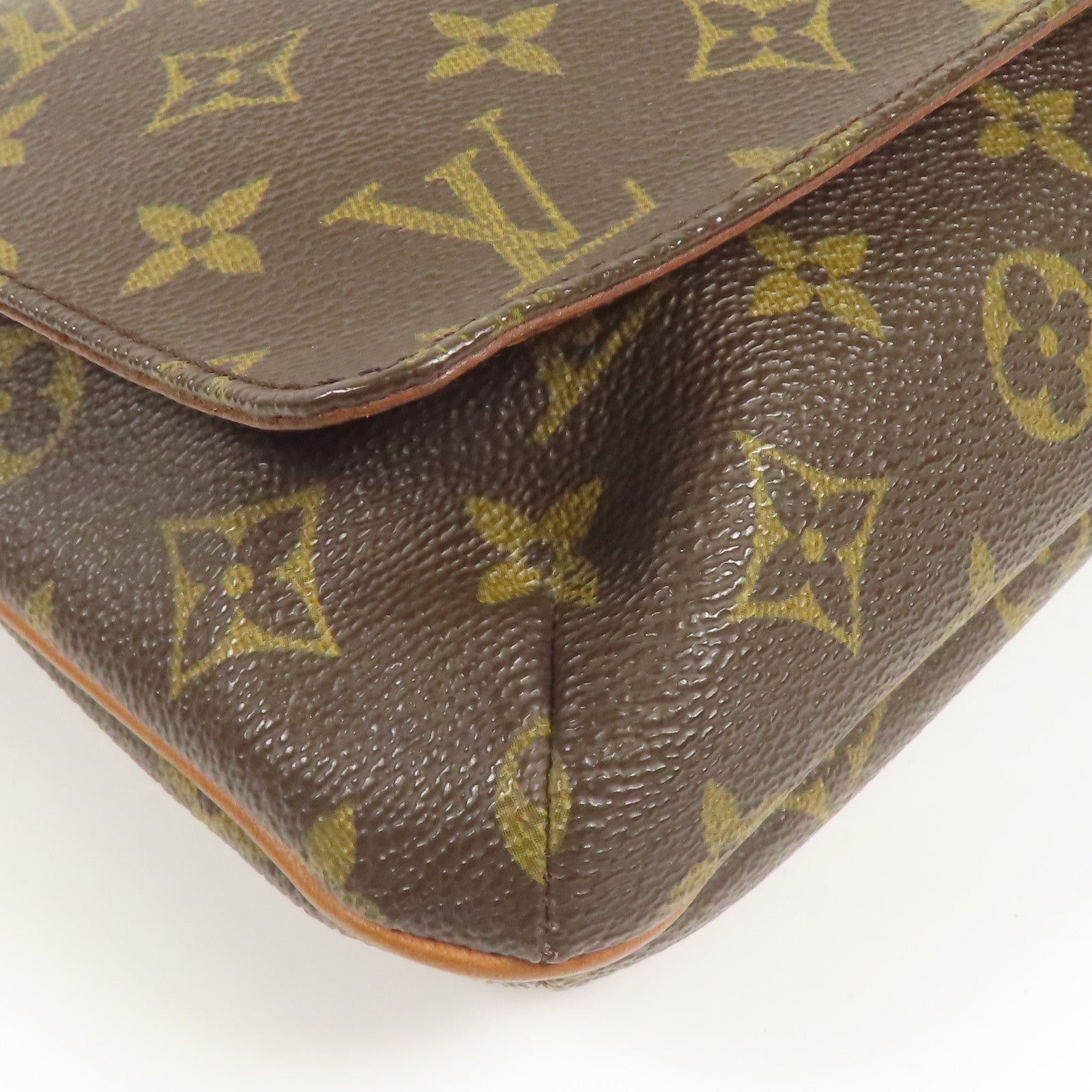 LOUIS VUITTON LV GHW Musette Tango Long Shoulder Bag M51388 Monogram Brown