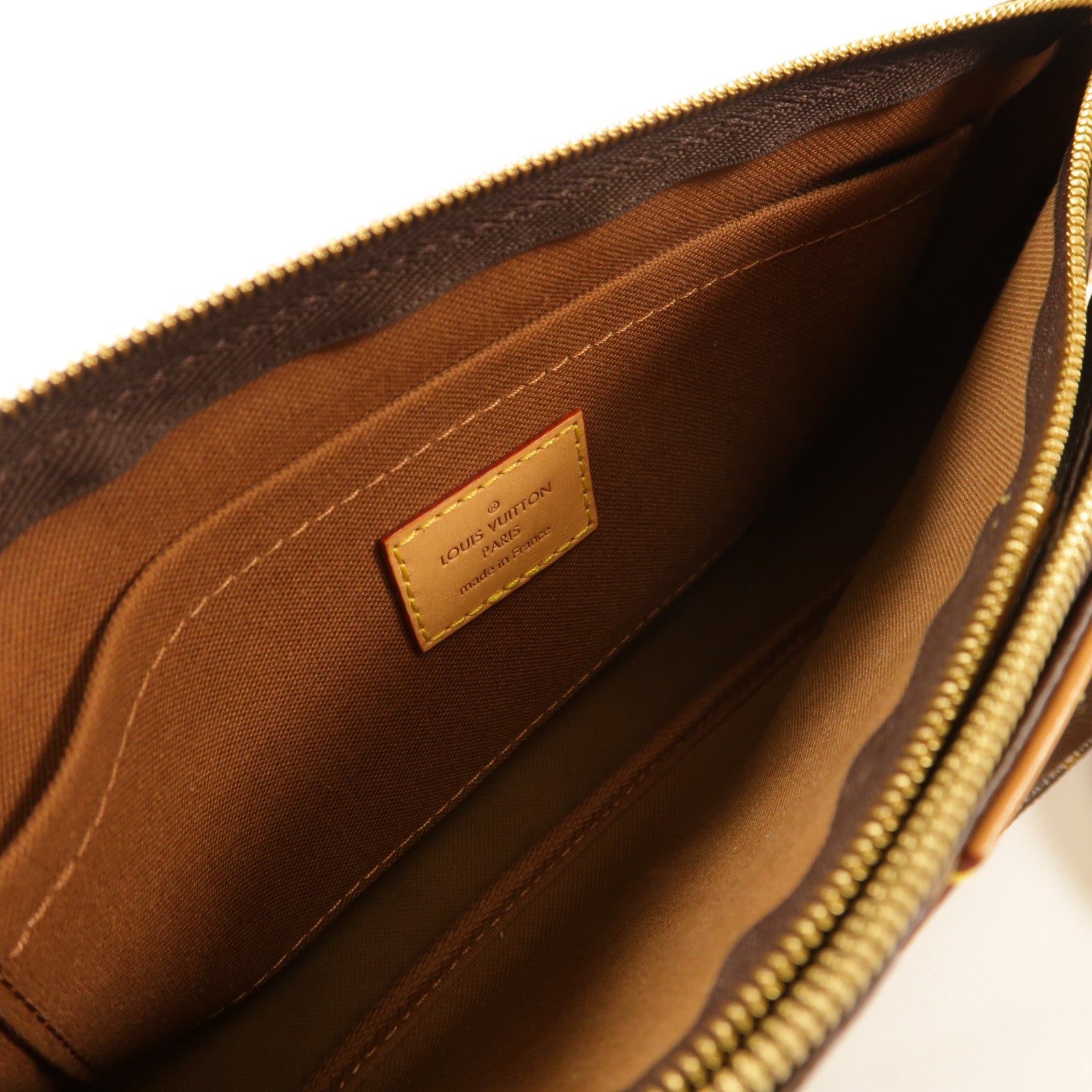LOUIS VUITTON Monogram Multi Pochette Accessoires金扣手挽肩背兩用袋