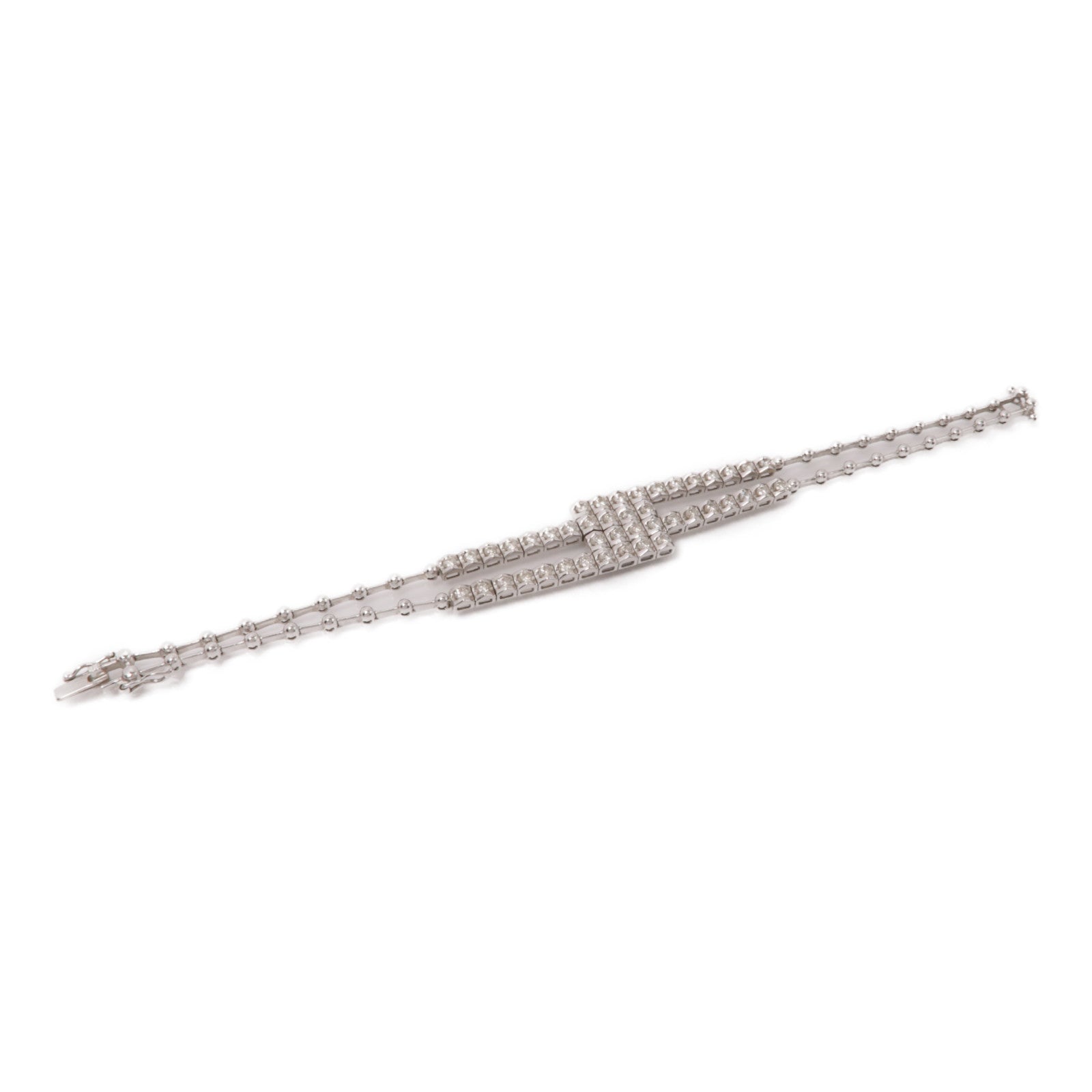 JEWELRY 18K白金Diamond Bracelet鑽石手鏈