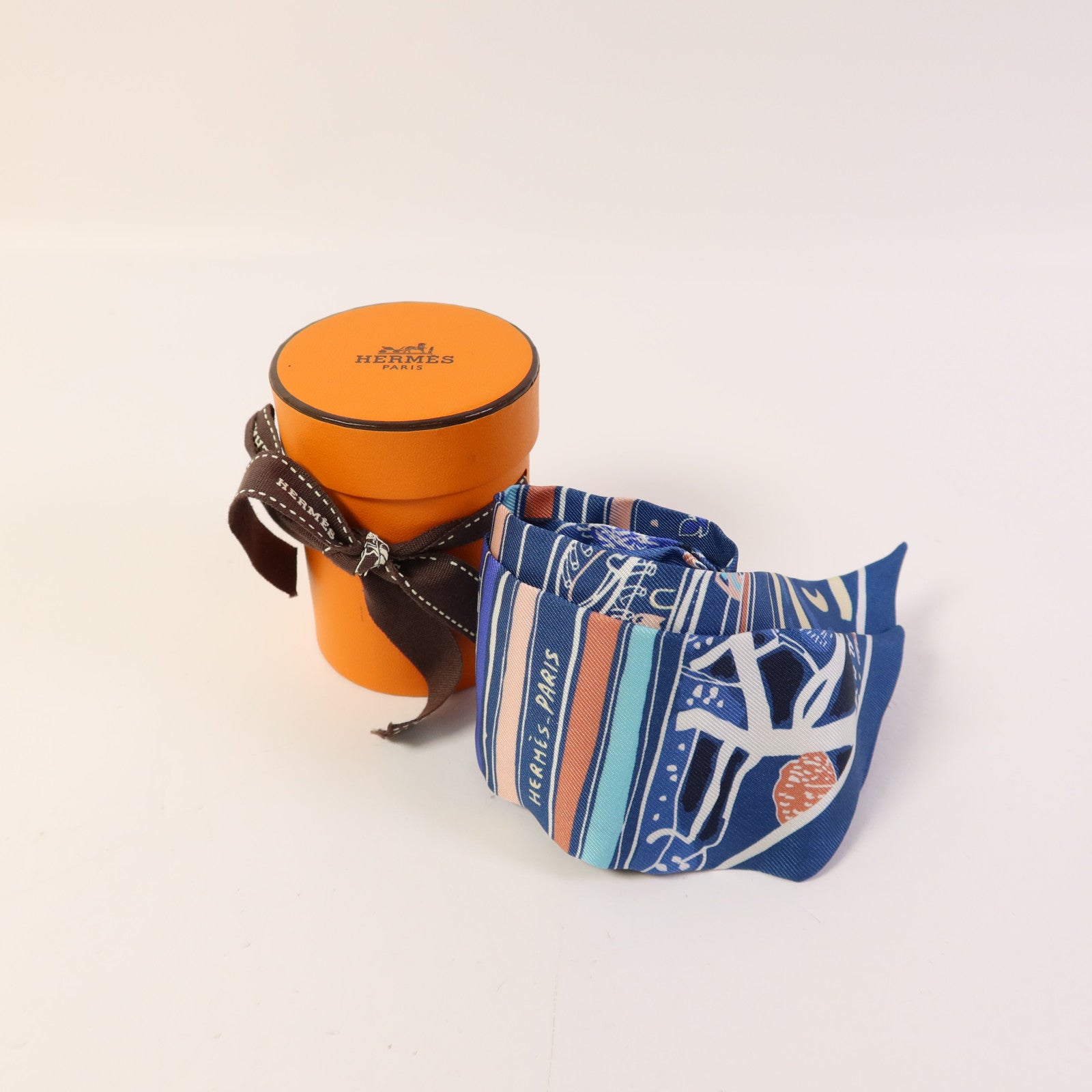 HERMES 絲質Twilly絲巾