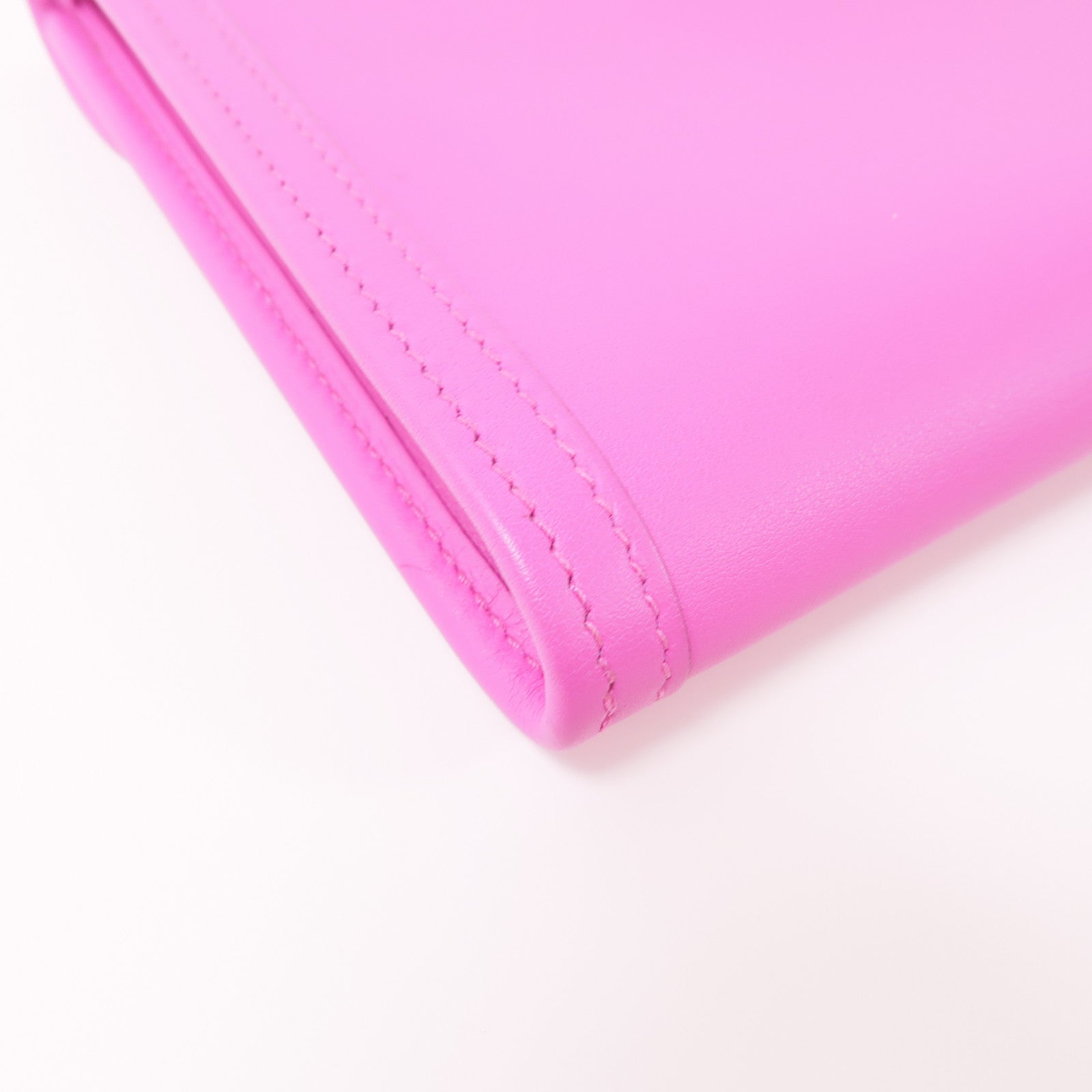 HERMES Swift皮革Jige PM手拿包L3 Rose Purple