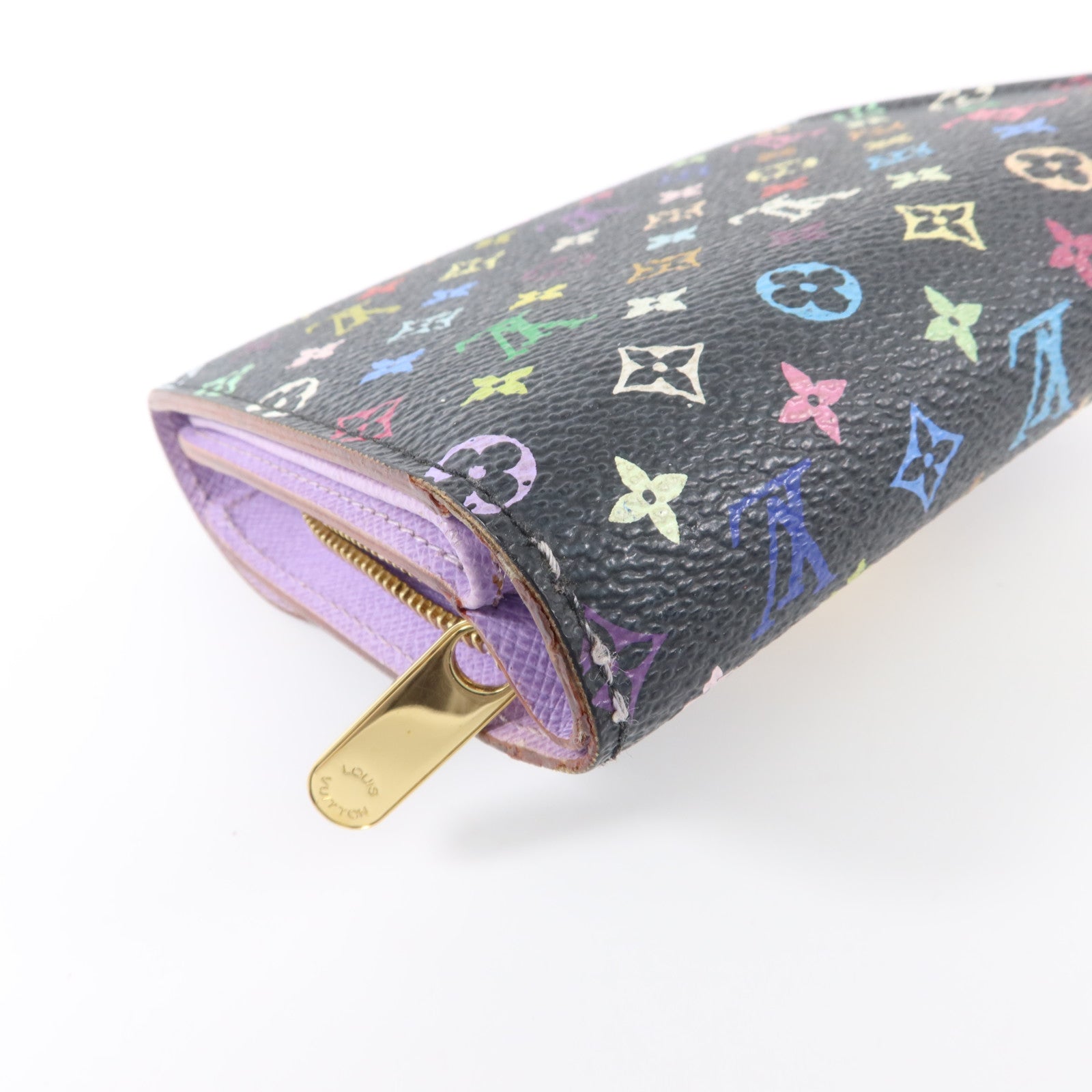 LOUIS VUITTON Monogram Multicolore Portefeuille Joy金扣錢包