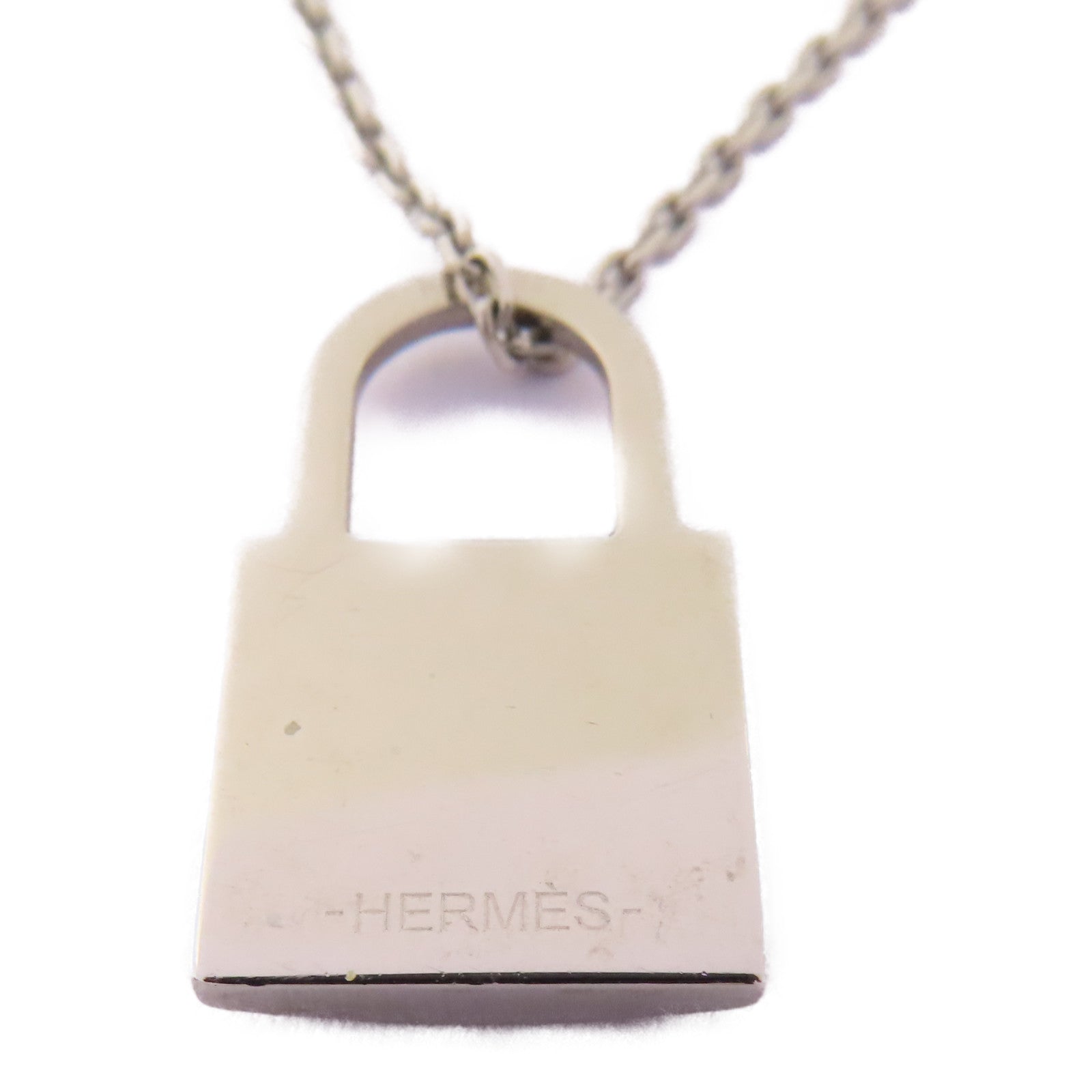 HERMES Swift皮革/金屬O'kelly Necklace項鍊