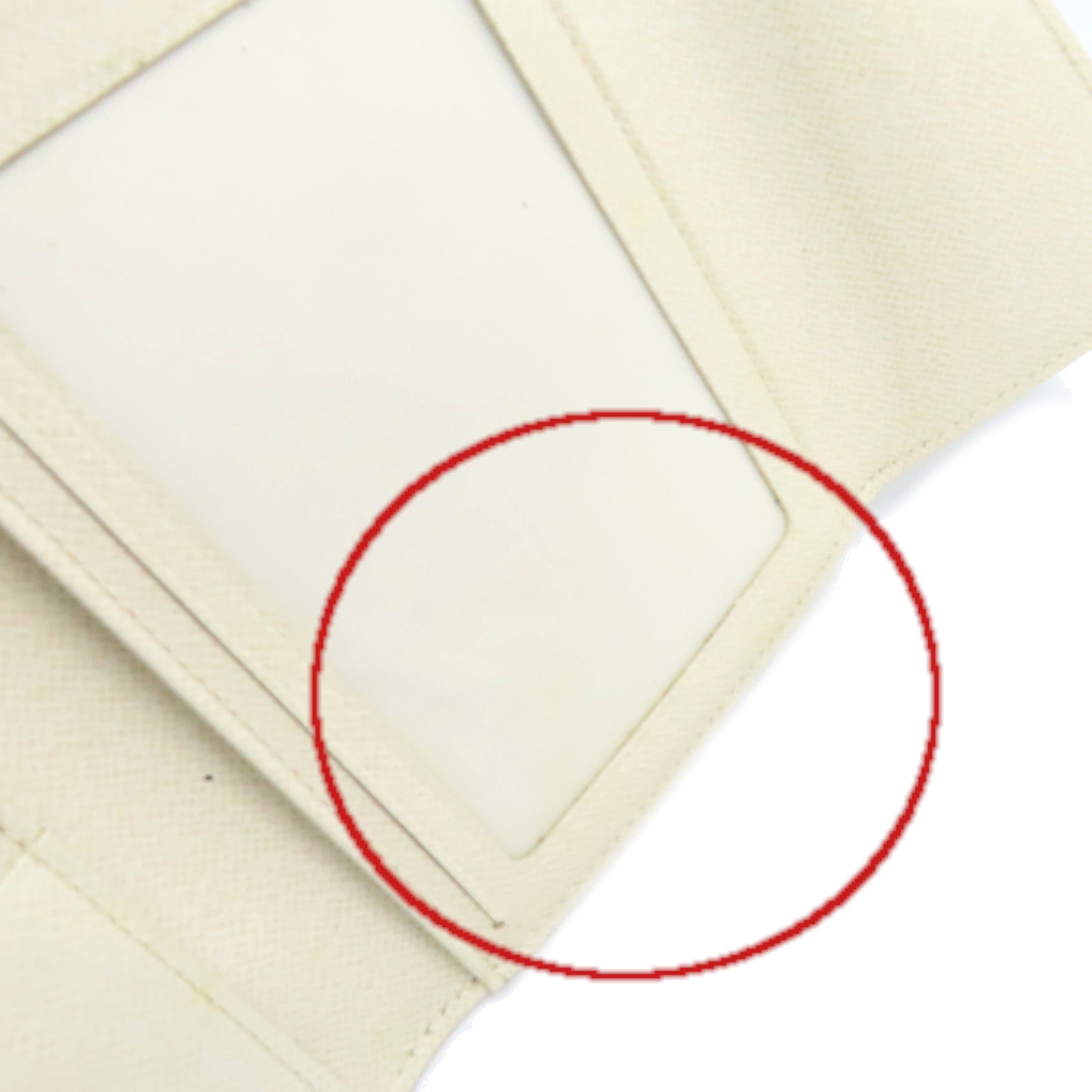 LOUIS VUITTON 【激減優惠】Epi Portefeuille Eugenie Wallet銀扣長錢包米白色