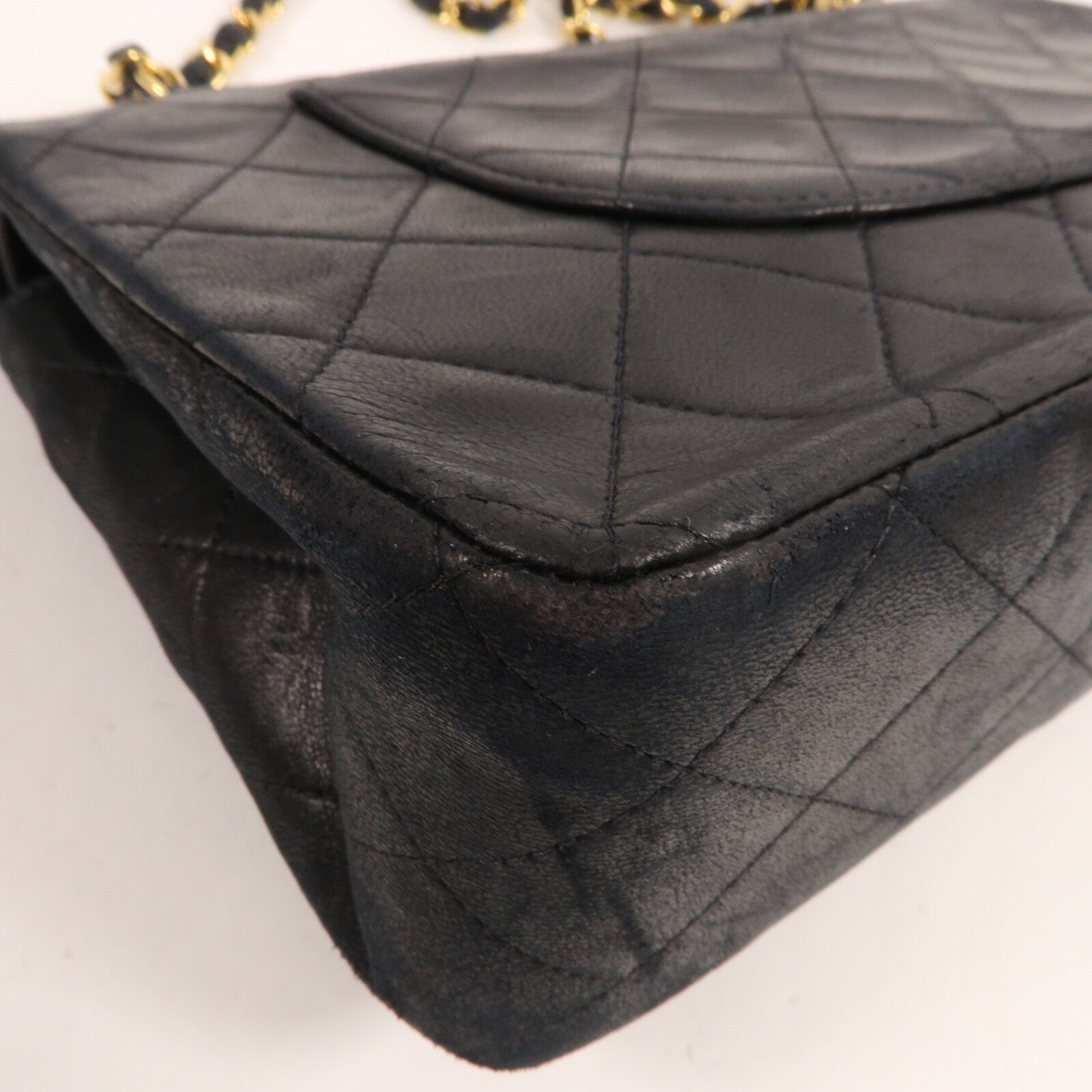 CHANEL 牛皮皮革Vintage Shoulder Bag鏈帶肩背袋