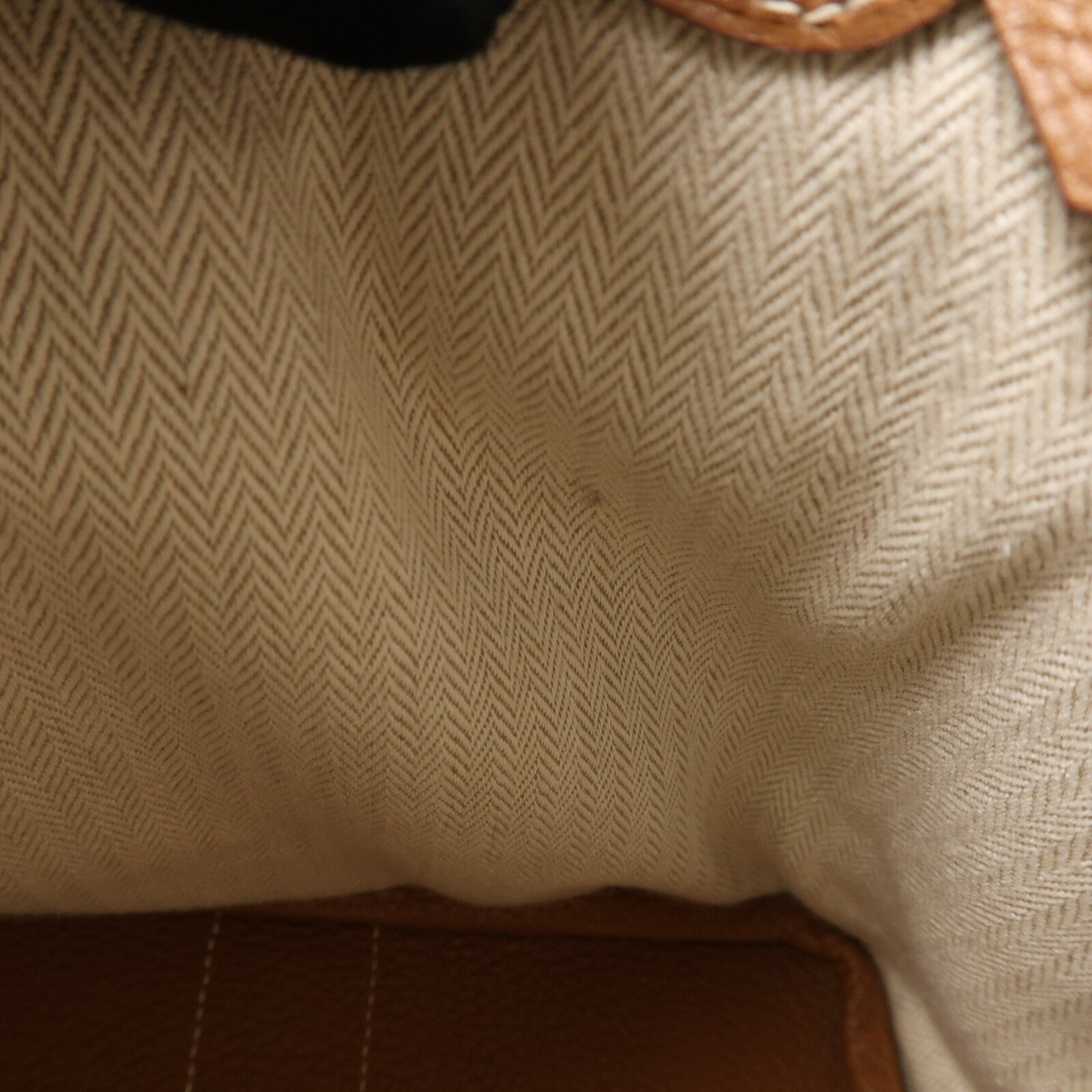 HERMES Negonda皮革GardenParty PM手挽袋Gold