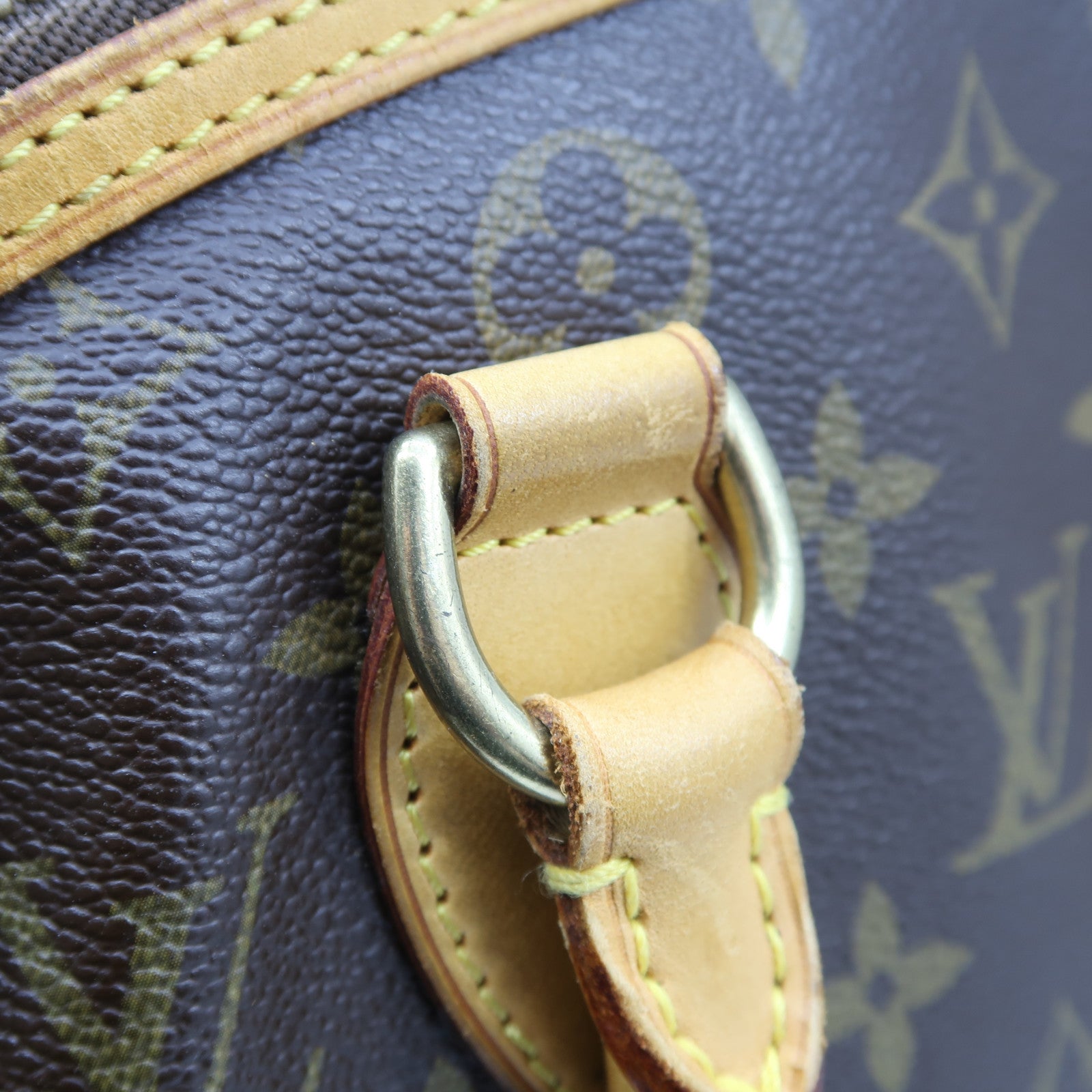LOUIS VUITTON 【激減優惠】Monogram Lockit Horizontal金扣肩背袋啡色