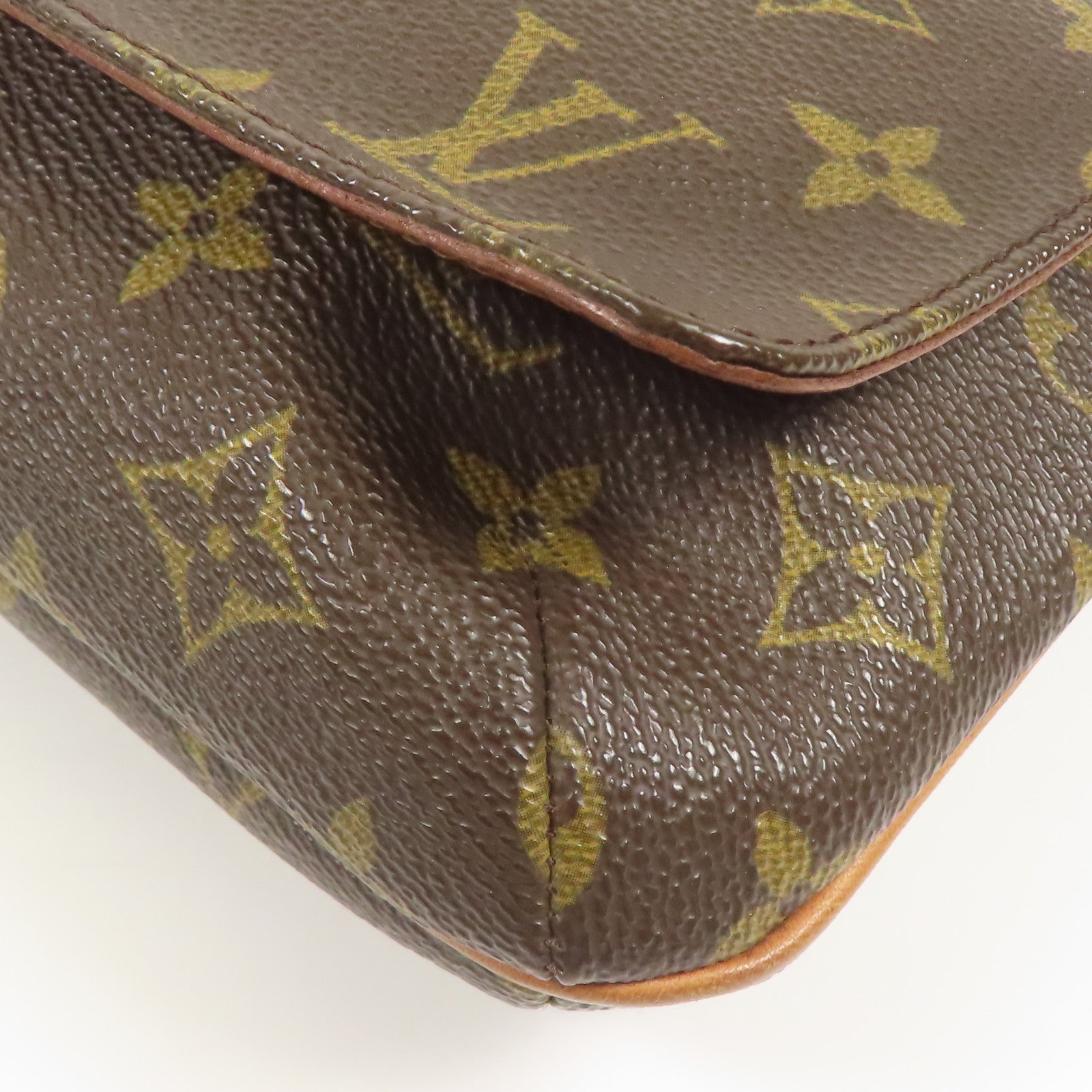LOUIS VUITTON LV GHW Musette Tango Long Shoulder Bag M51388 Monogram Brown