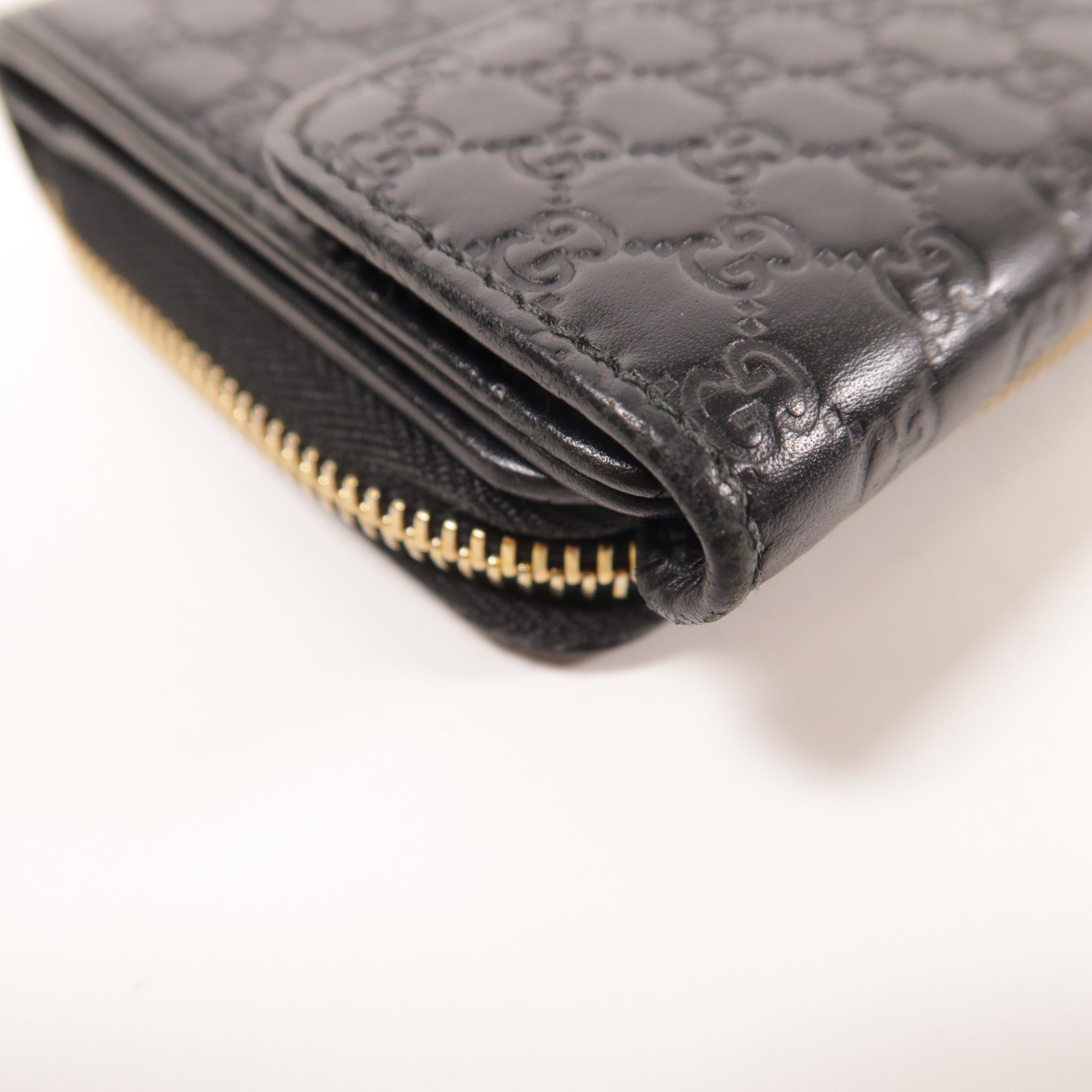 GUCCI 牛皮皮革Zipper Long Wallet金扣