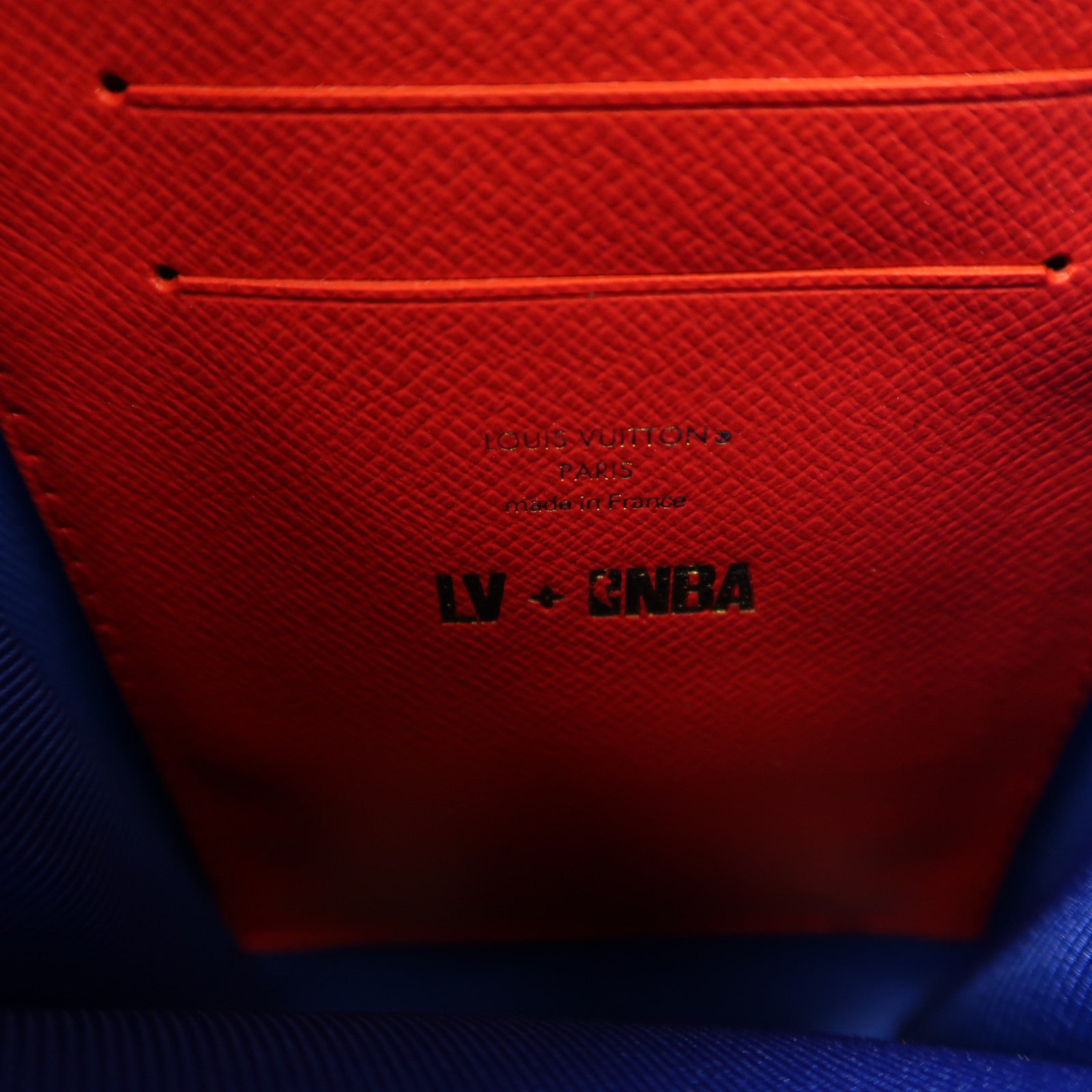 LOUIS VUITTON 【激減優惠】Monogram/皮革LV X NBA Soft Trunk金扣肩背袋啡色/白色