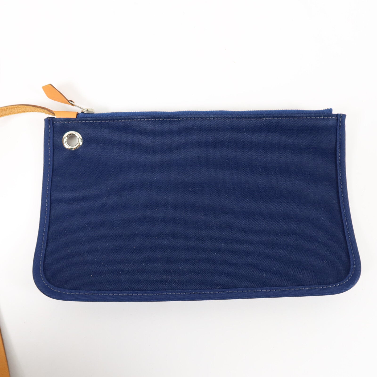 HERMES 帆布Herbag PM手挽肩背兩用袋Blue