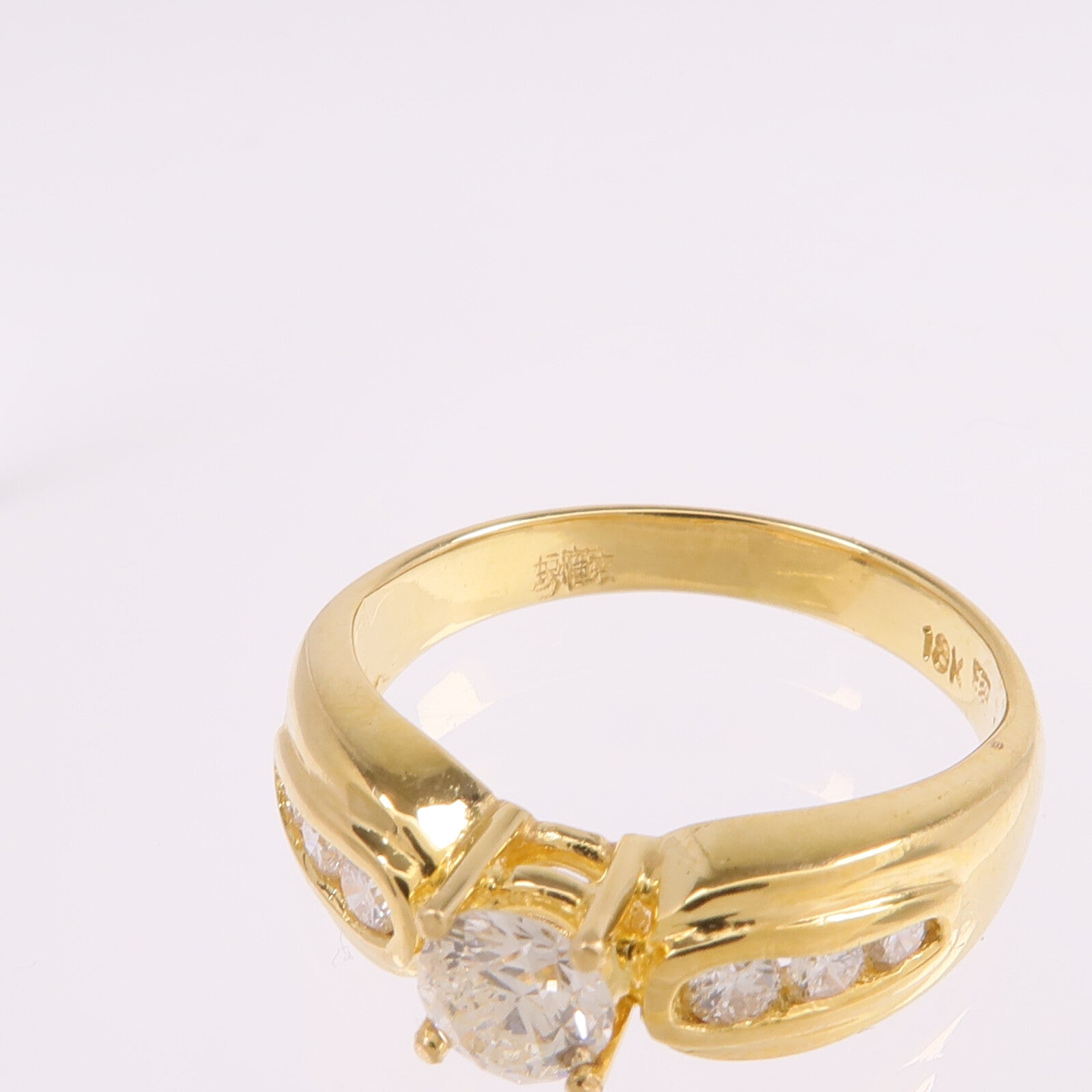 JEWELRY 【激減優惠】18K黃金Diamond Ring鑽石戒指US#6
