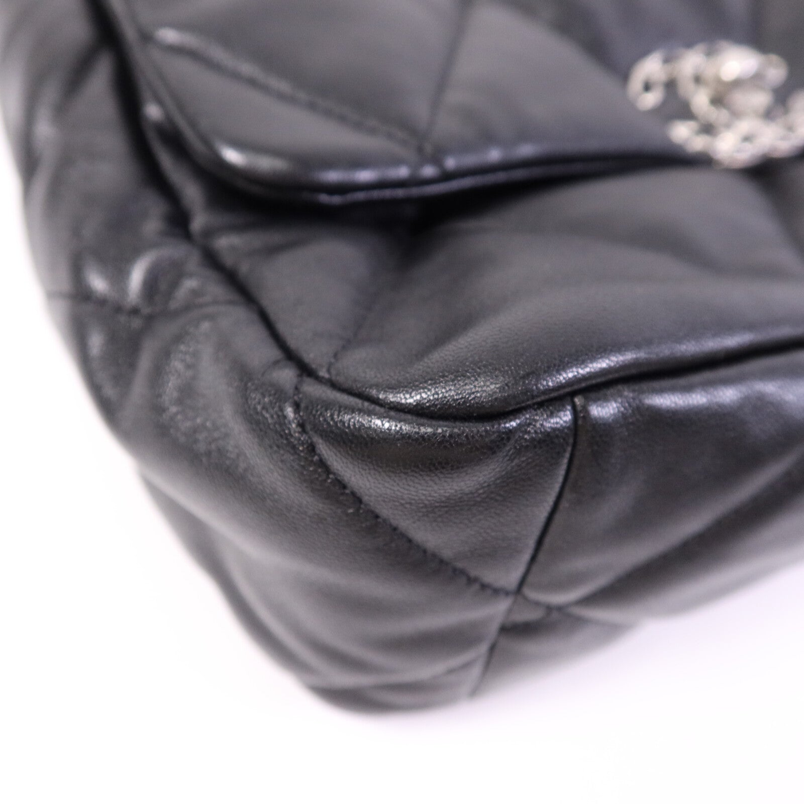 CHANEL 【激減優惠】羊皮皮革C19 Medium鏈帶肩背袋