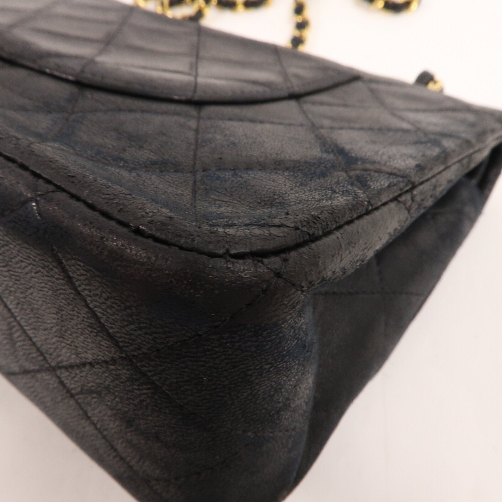 CHANEL 牛皮皮革Vintage Shoulder Bag鏈帶肩背袋
