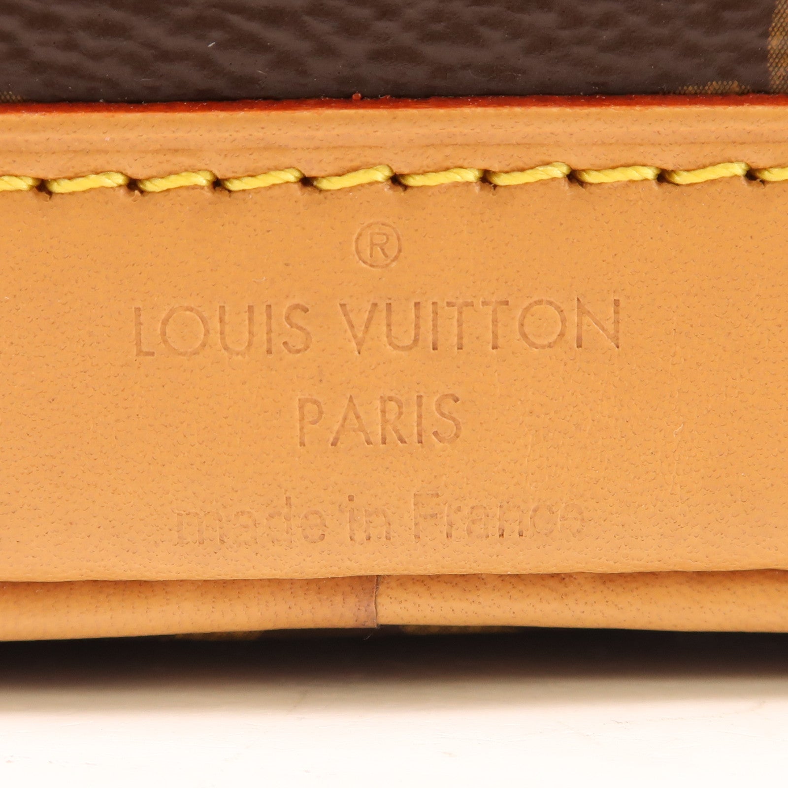 LOUIS VUITTON Monogram Nano Noe金扣手挽肩背兩用袋棕色