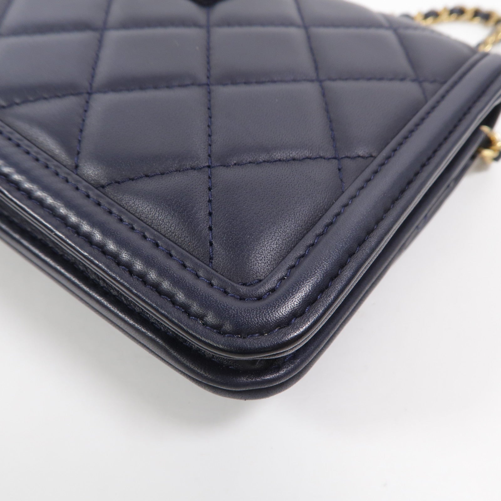 CHANEL 羊皮皮革Elegant CC Wallet On Chain鏈帶肩背袋