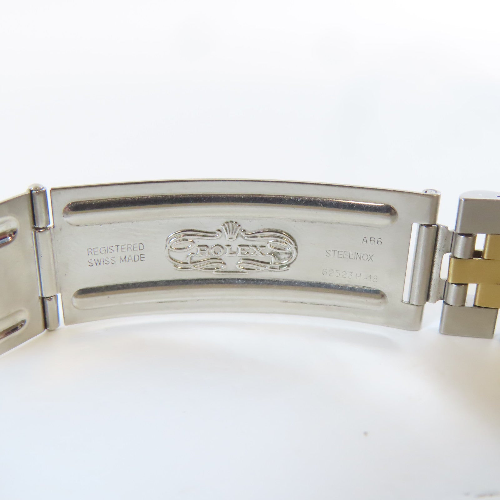 ROLEX Datejust不鏽鋼/18K黃金手錶自動機芯金色
