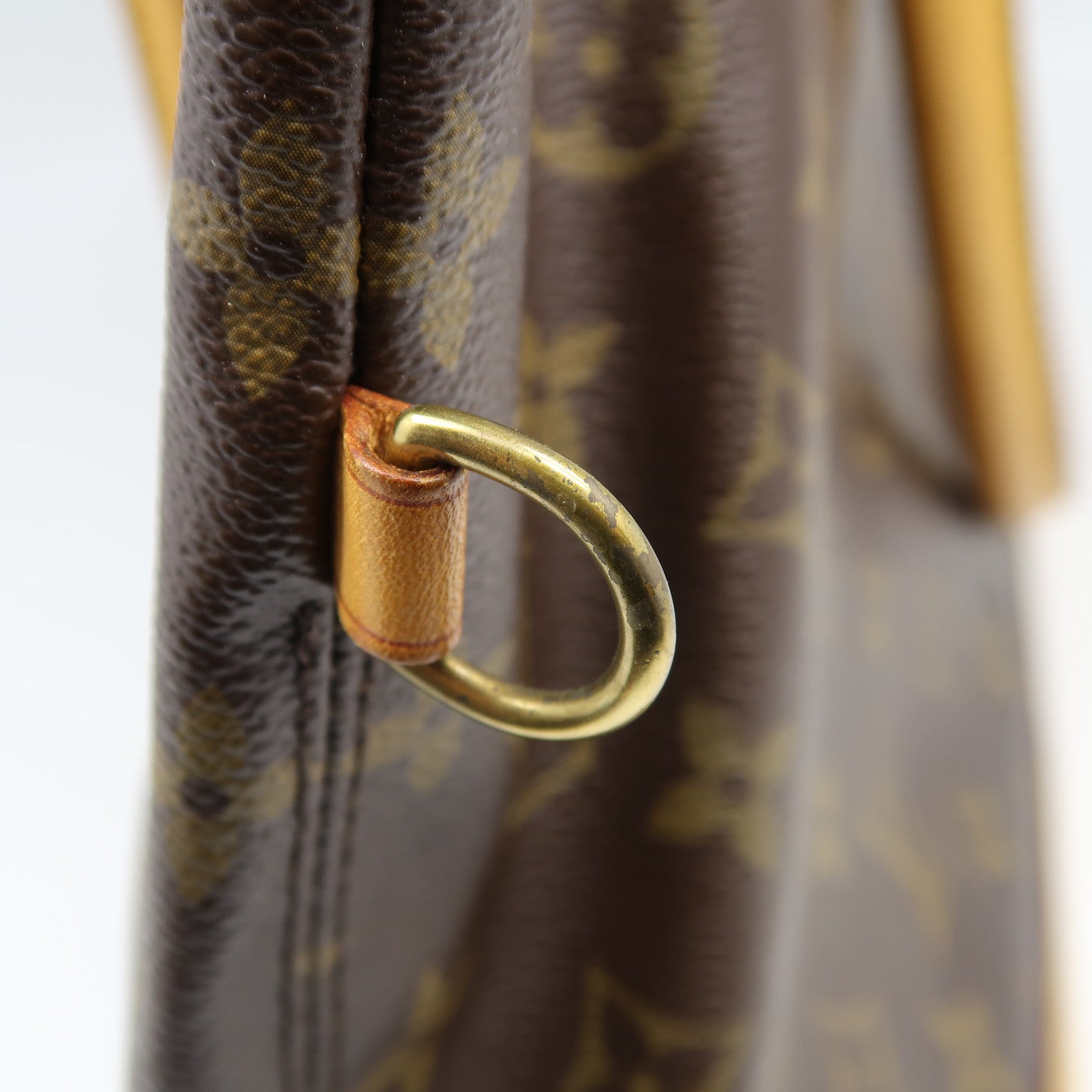 LOUIS VUITTON 【激減優惠】Monogram Lockit Horizontal金扣肩背袋啡色