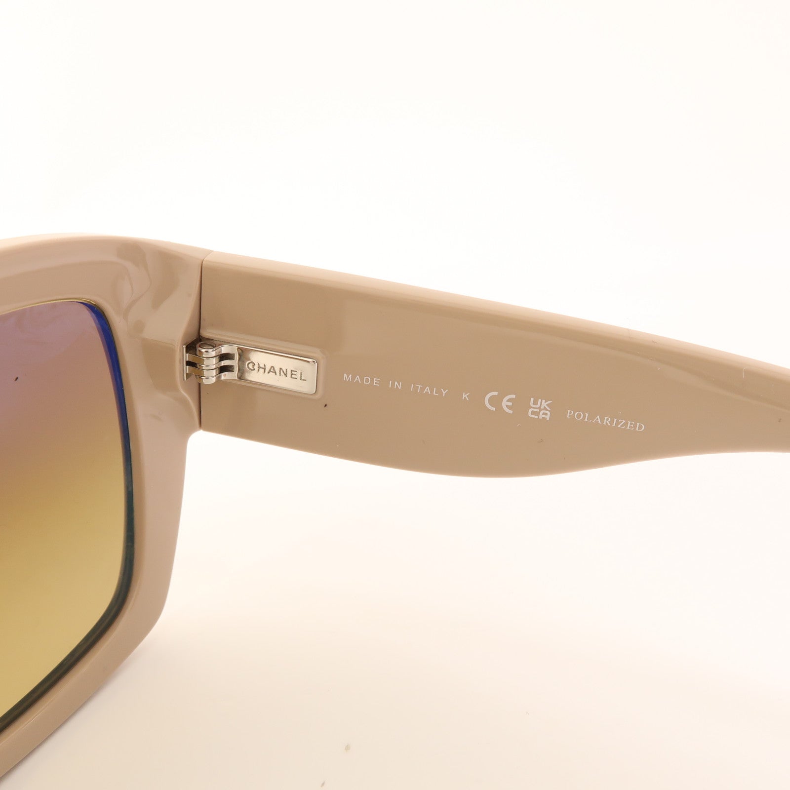 CHANEL CC Butterfly Sunglasses 6058 C534/M2 PVC Black/Beige