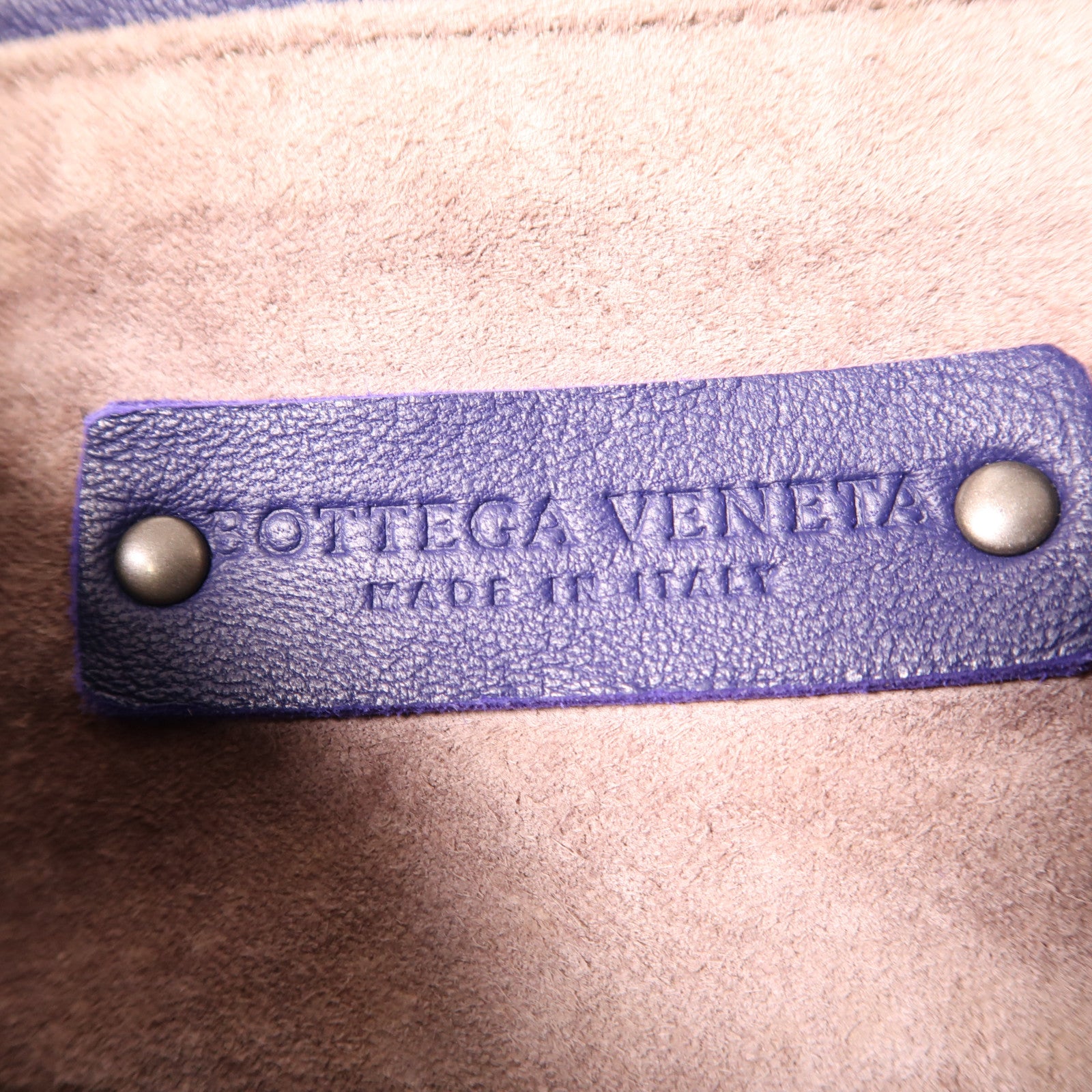 BOTTEGA VENETA 織紋皮革Shoulder Bag肩背袋紫色