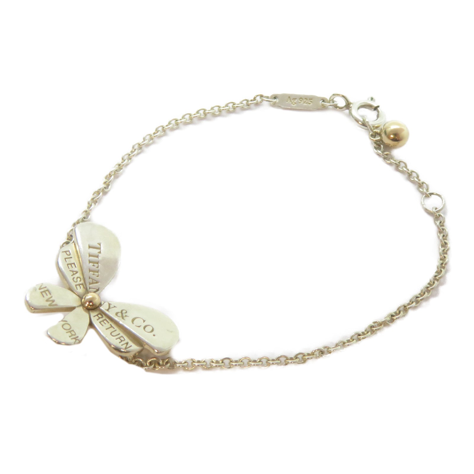 TIFFANY＆CO 925純銀Butterfly Bracelet手鏈