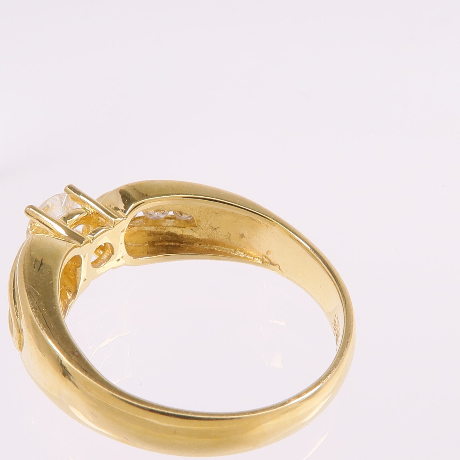 JEWELRY 【激減優惠】18K黃金Diamond Ring鑽石戒指US#6