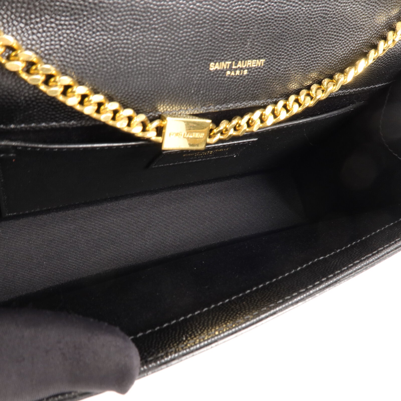 SAINT LAURENT 牛皮皮革Kate鏈帶肩背袋