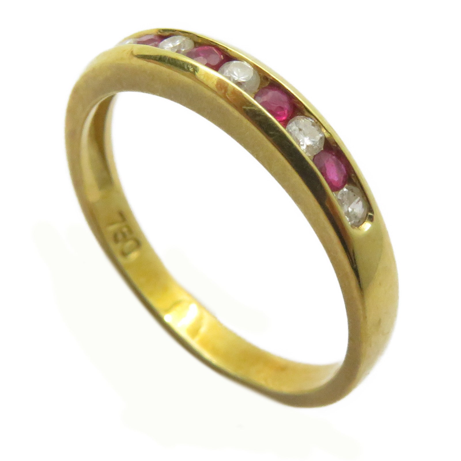 JEWELRY 18K黃金Ruby Ring紅寶石戒指US#6.5