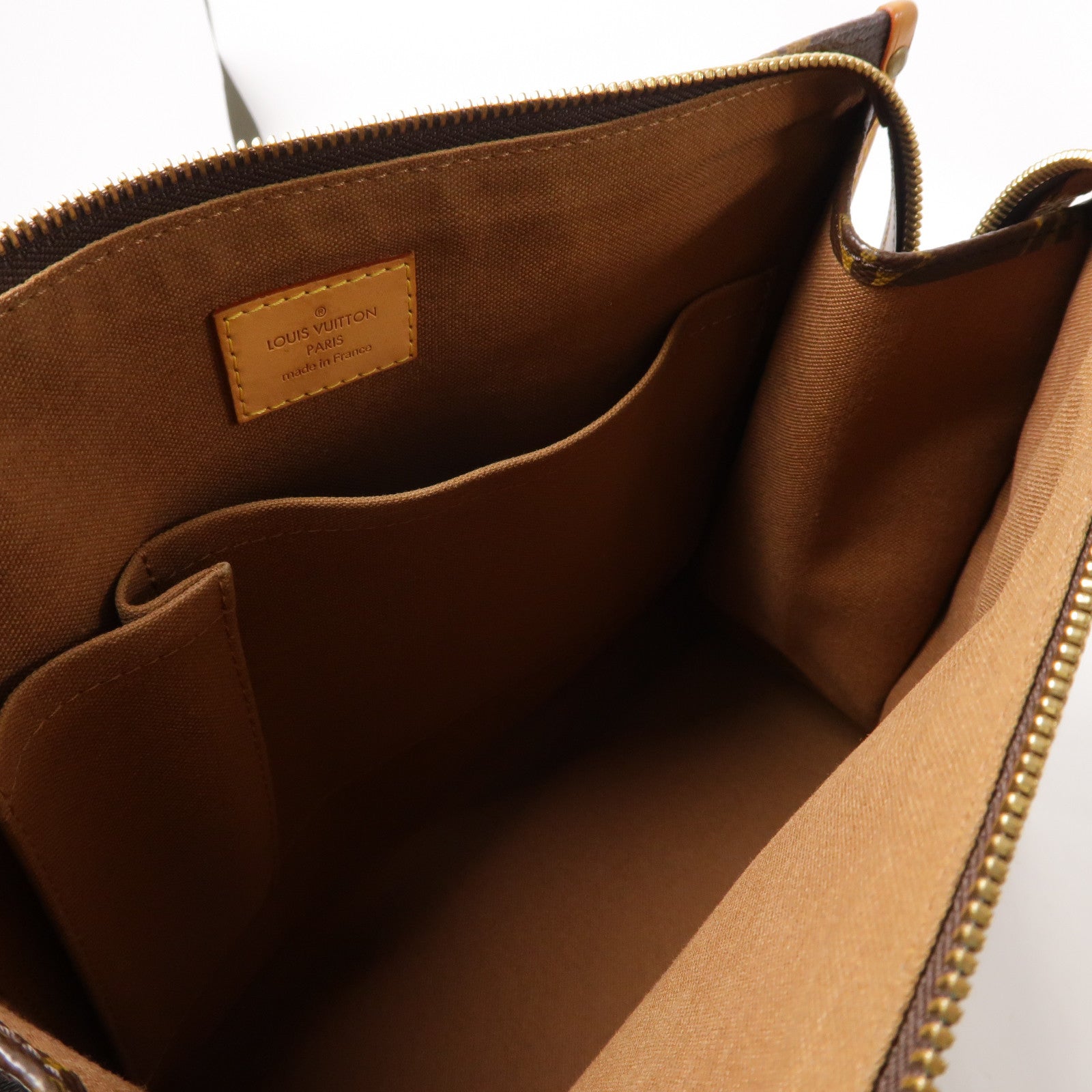 LOUIS VUITTON Monogram Popincourt Haut金扣肩背袋啡色