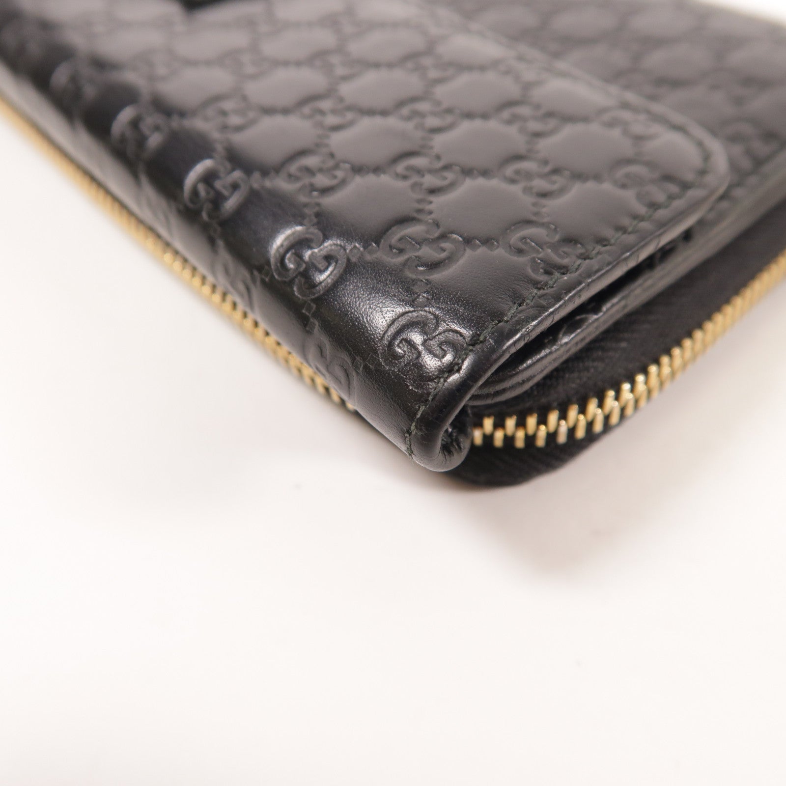 GUCCI 牛皮皮革Zipper Long Wallet金扣