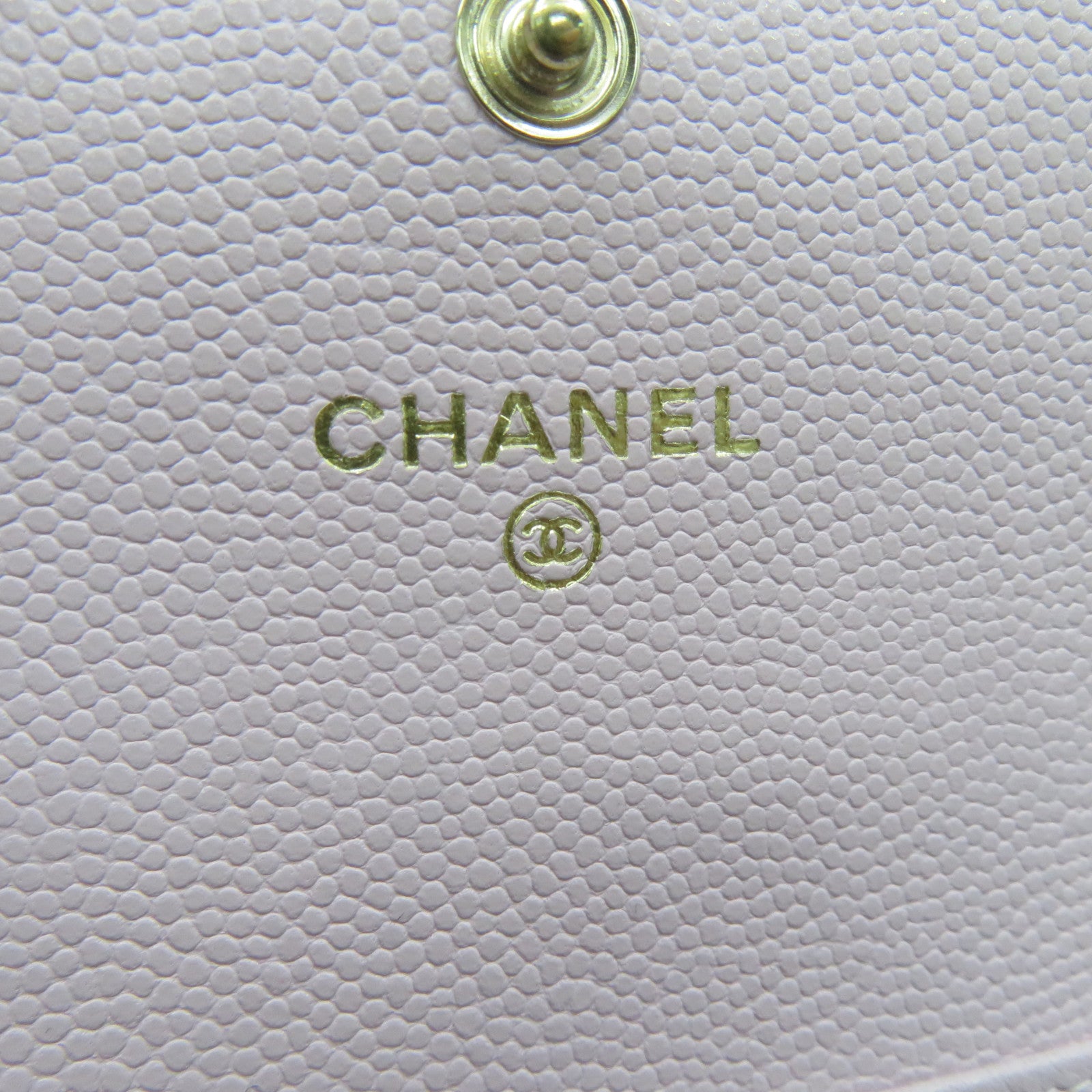 CHANEL 【激減優惠】菱格Caviar皮革Chain Shoulder金扣鏈帶肩背袋粉紅色