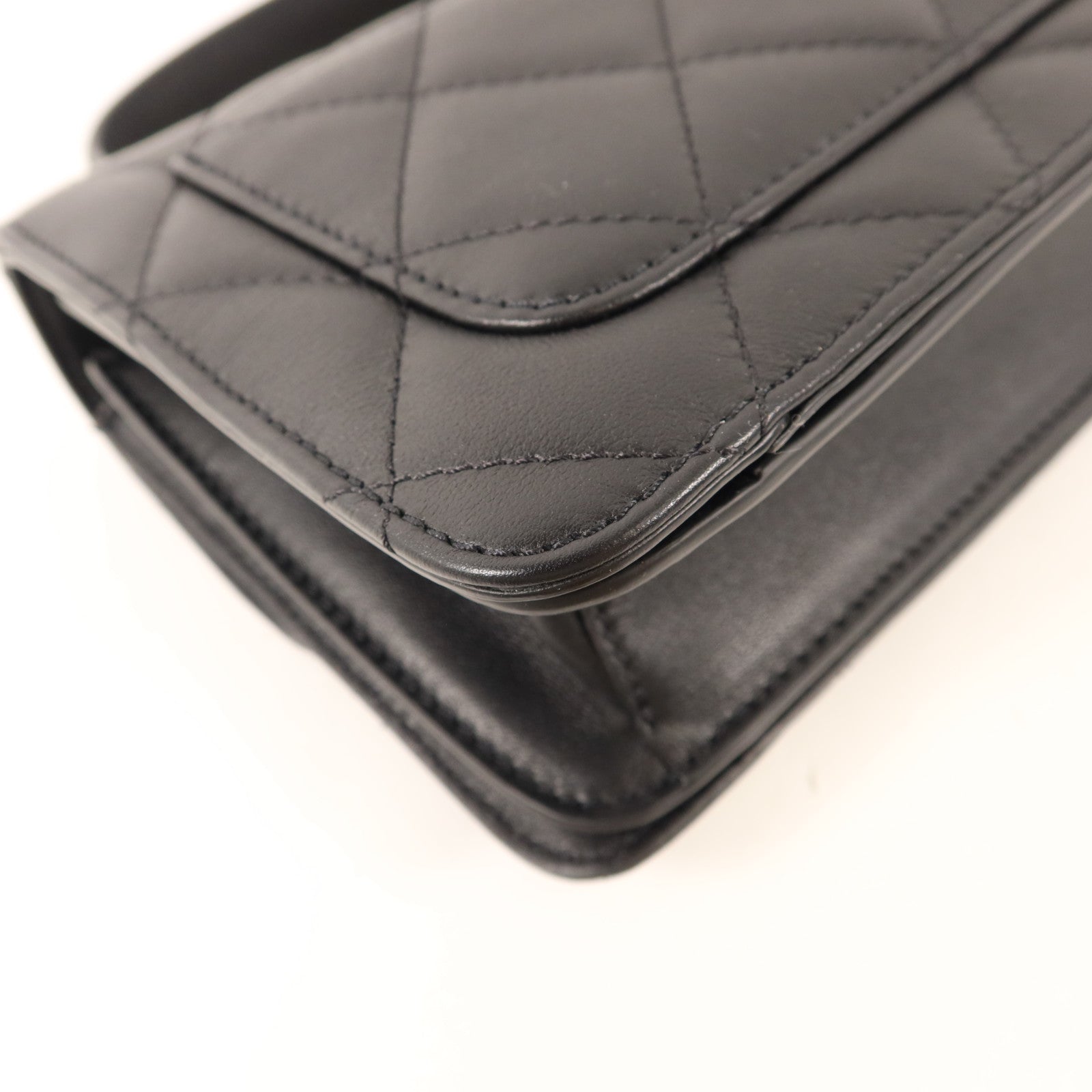 CHANEL 牛皮皮革Co Co Lady Flap Bag金扣手挽肩背兩用袋