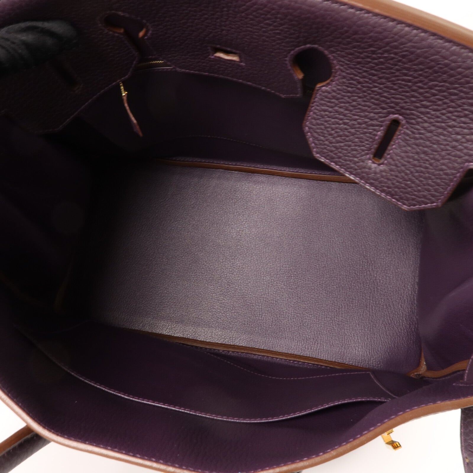 HERMES Togo皮革Birkin 35手挽袋Raisin