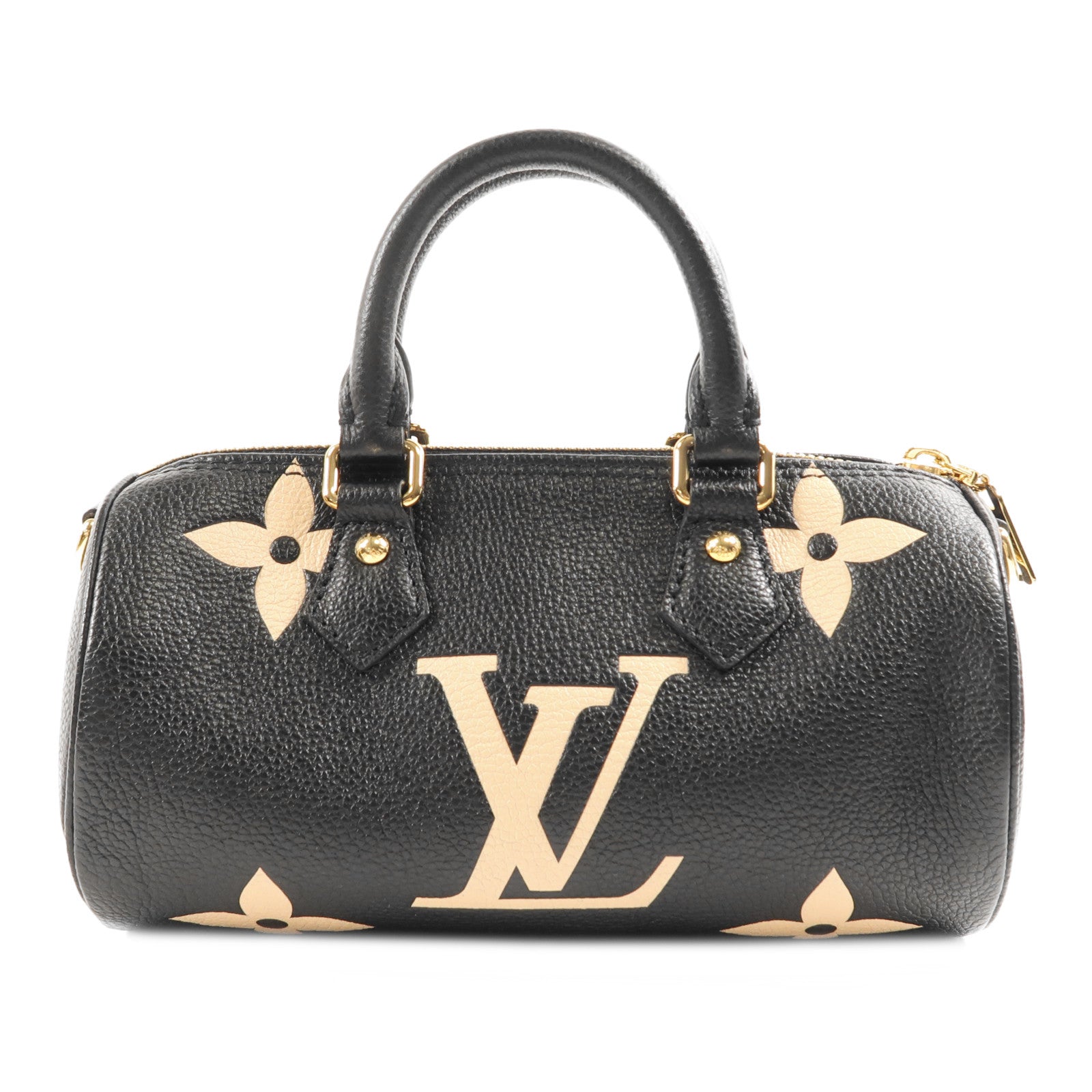 LOUIS VUITTON LV GHW Papillon BB 2 Way Bag M45980 Monogram Empreinte Black