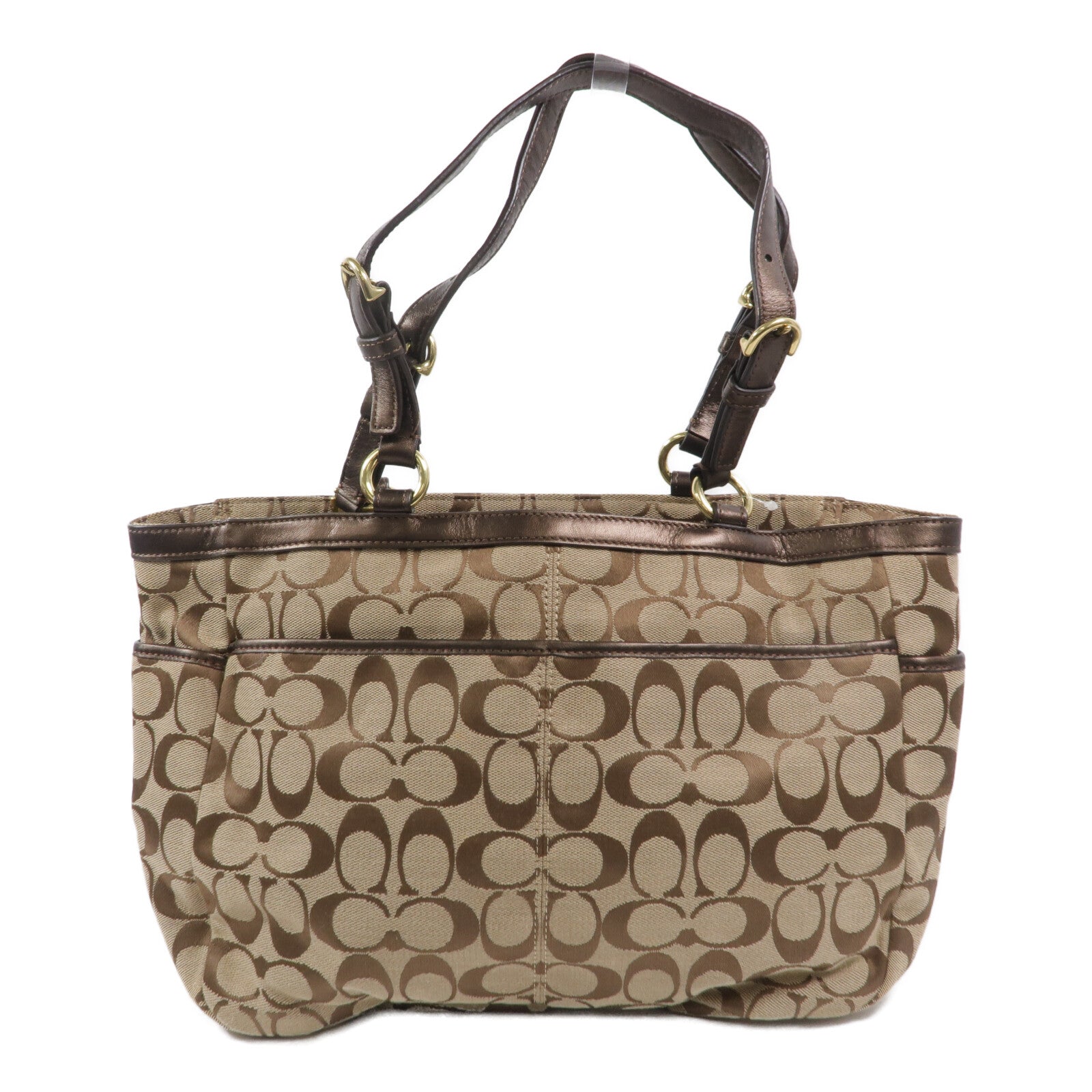 COACH 帆布Shoulder Tote肩背袋