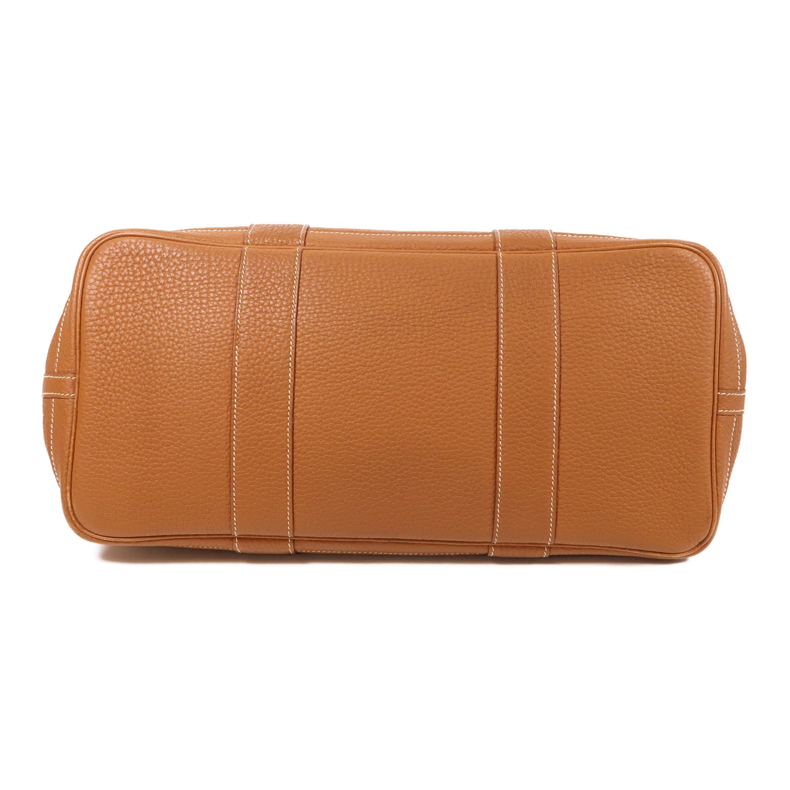HERMES Negonda皮革Garden Party PM銀扣手挽袋