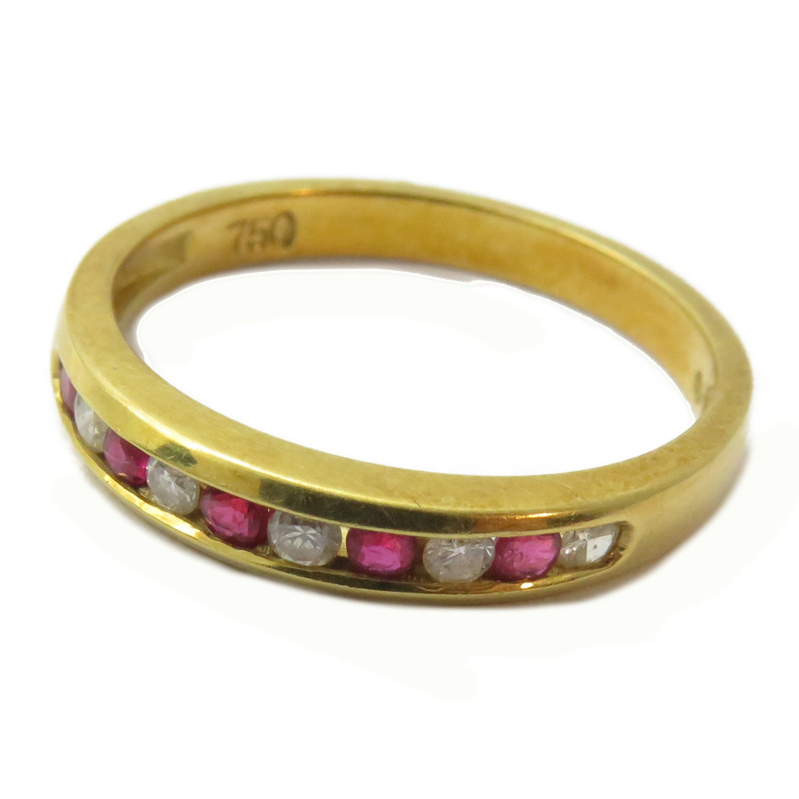 JEWELRY 18K黃金Ruby Ring紅寶石戒指US#6.5