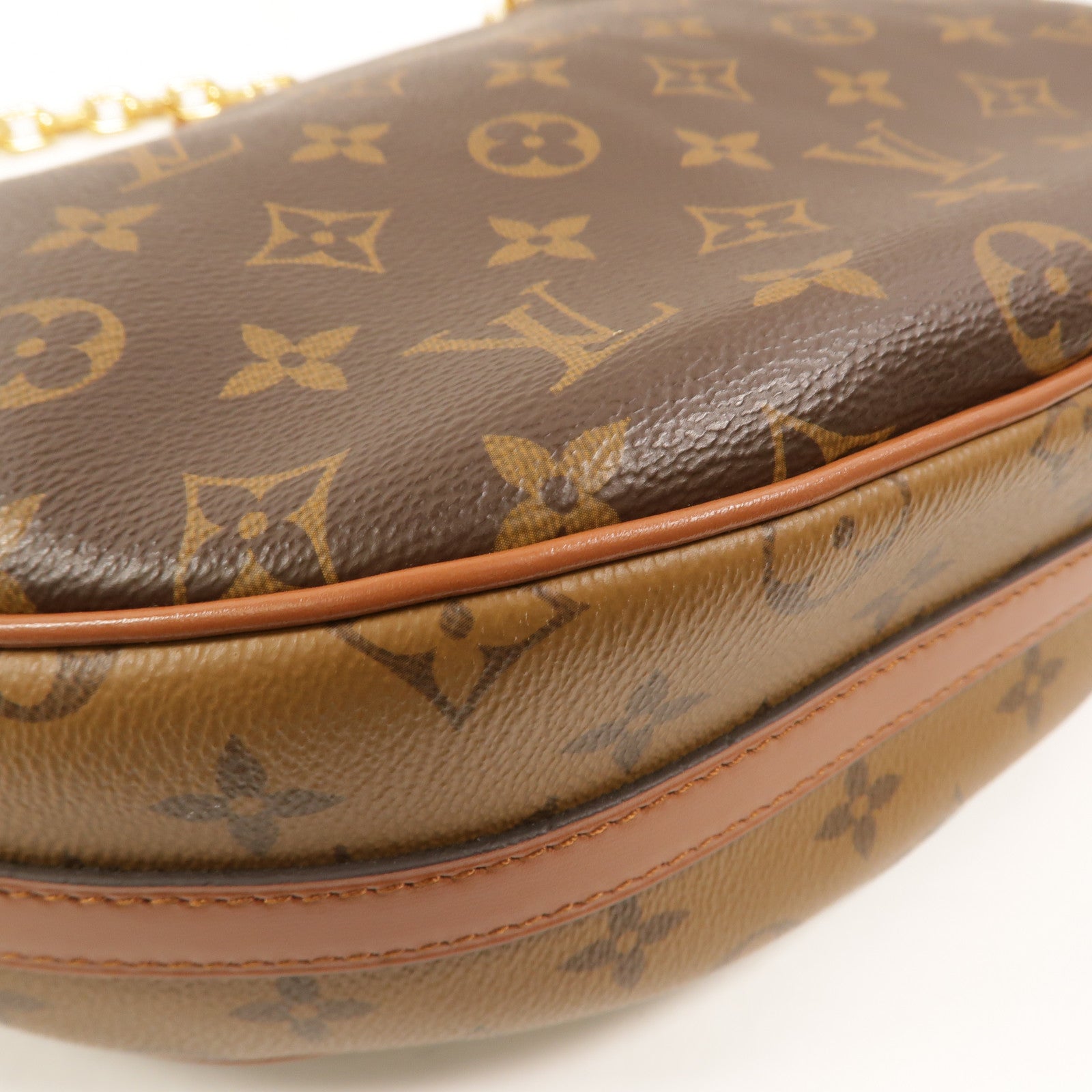 LOUIS VUITTON Monogram Reverse Loop Hobo手挽肩背兩用袋