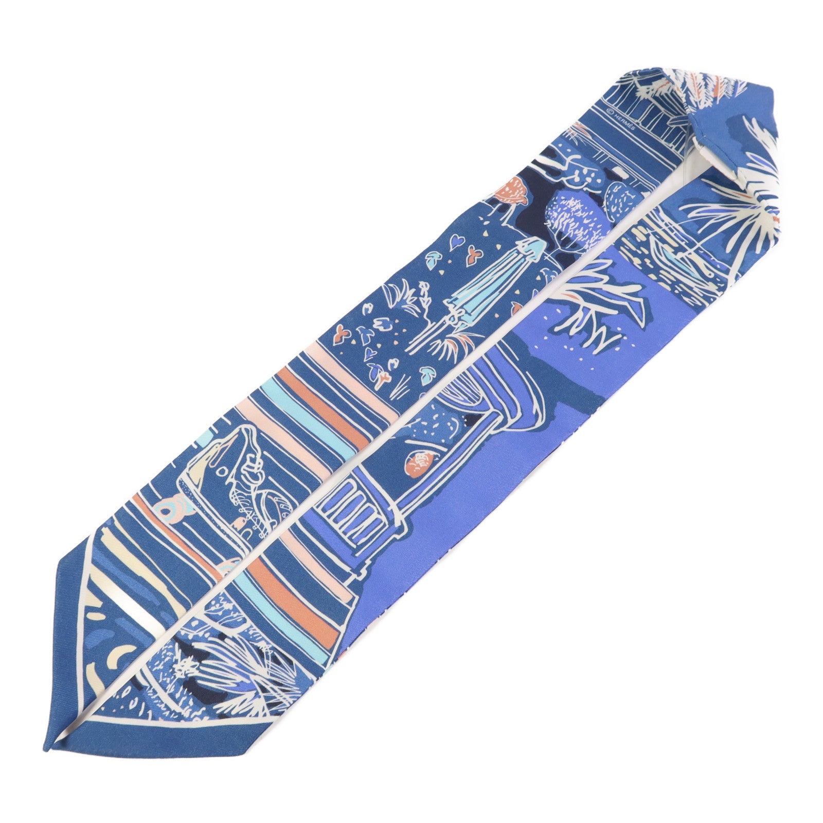 HERMES 絲質Twilly絲巾