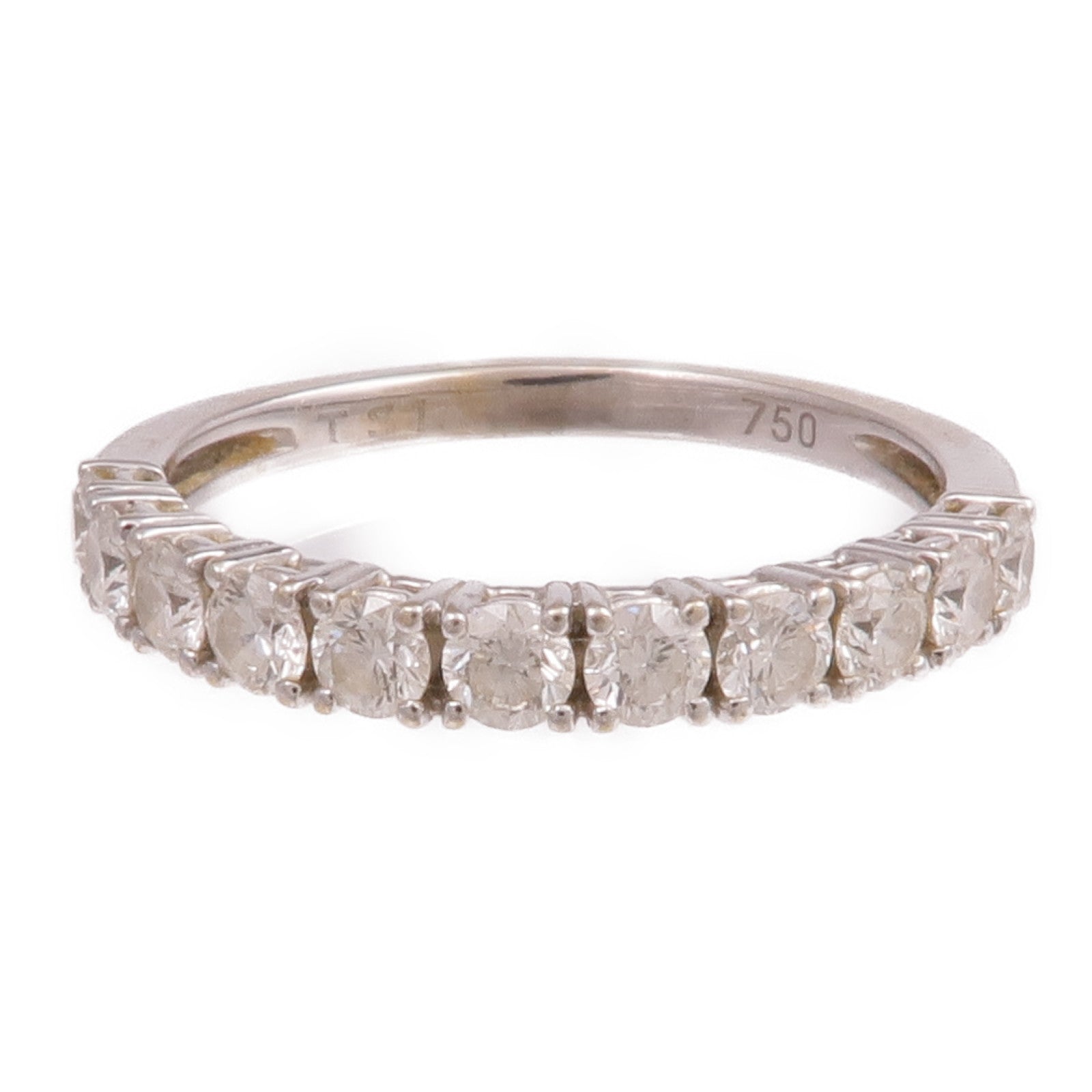 JEWELRY 【激減優惠】18K白金Diamond Ring鑽石戒指US#7