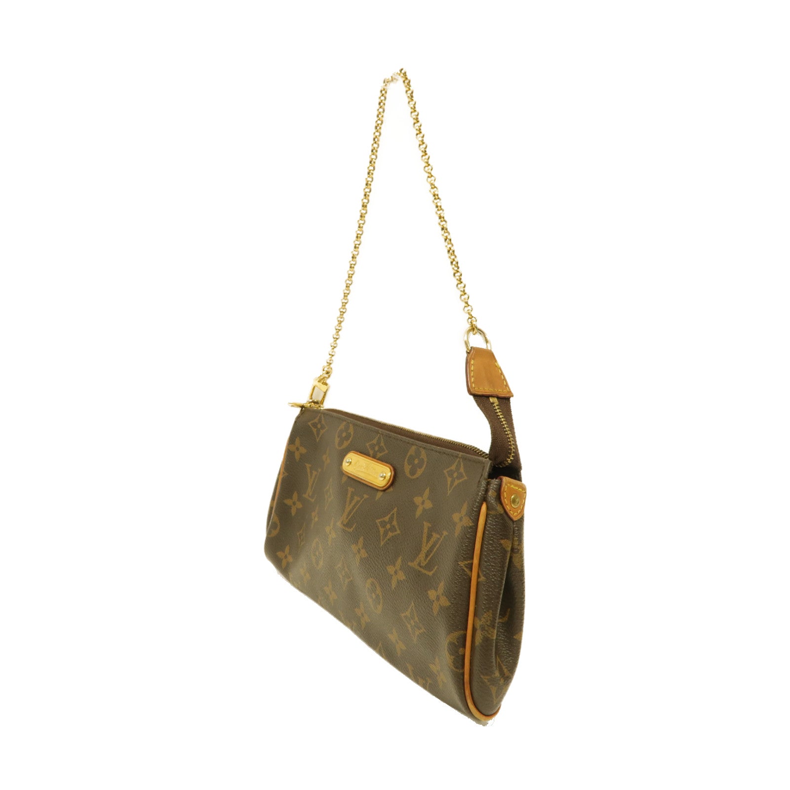 LOUIS VUITTON Monogram Eva金扣手挽肩背兩用袋啡色