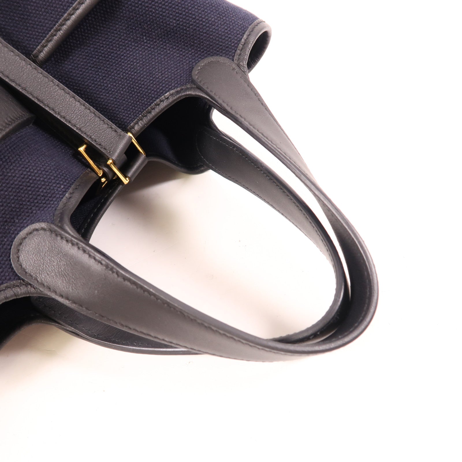 HERMES 帆布Picotin Cargo PM金扣手挽袋
