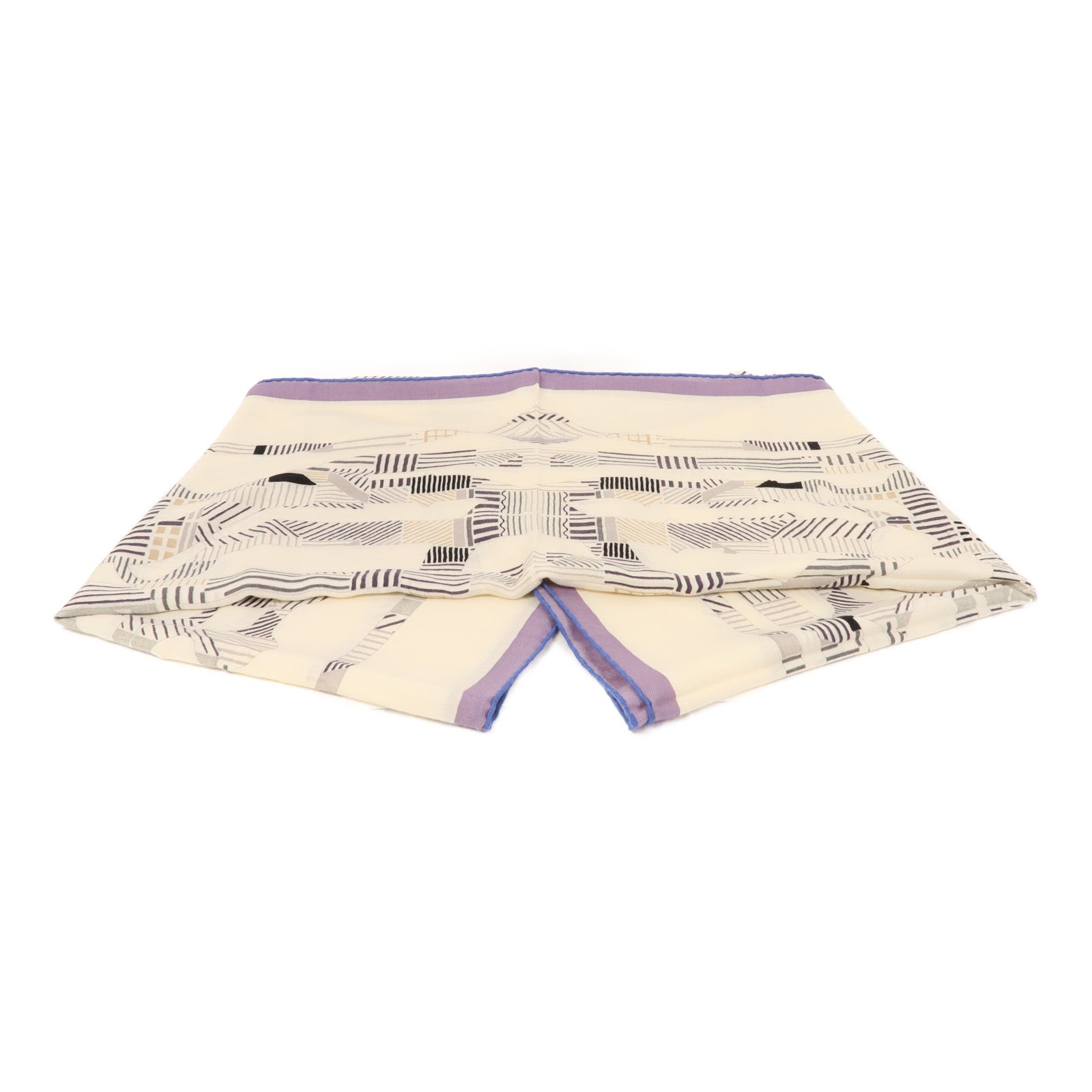 HERMES 【激減優惠】羊絨/絲質Scarf圍巾米色