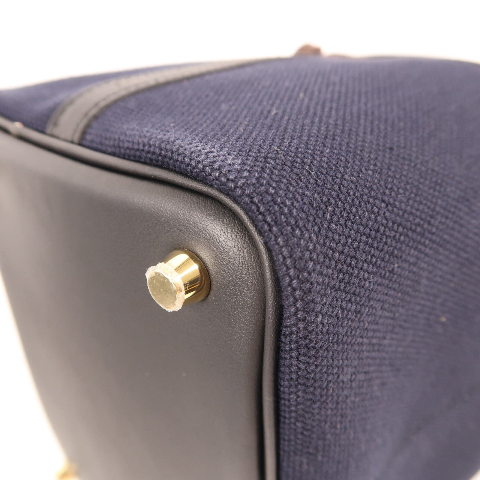 HERMES 帆布Picotin Cargo PM金扣手挽袋