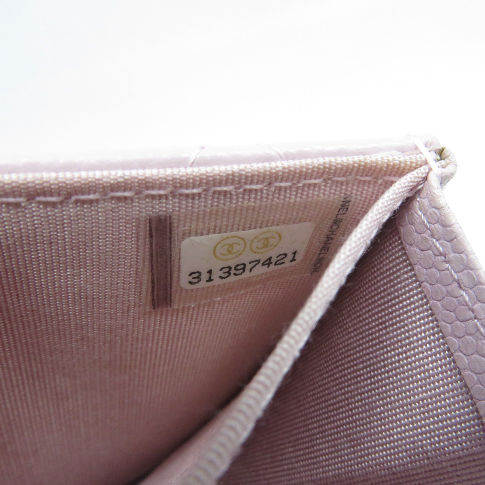CHANEL 【激減優惠】菱格Caviar皮革Chain Shoulder金扣鏈帶肩背袋粉紅色