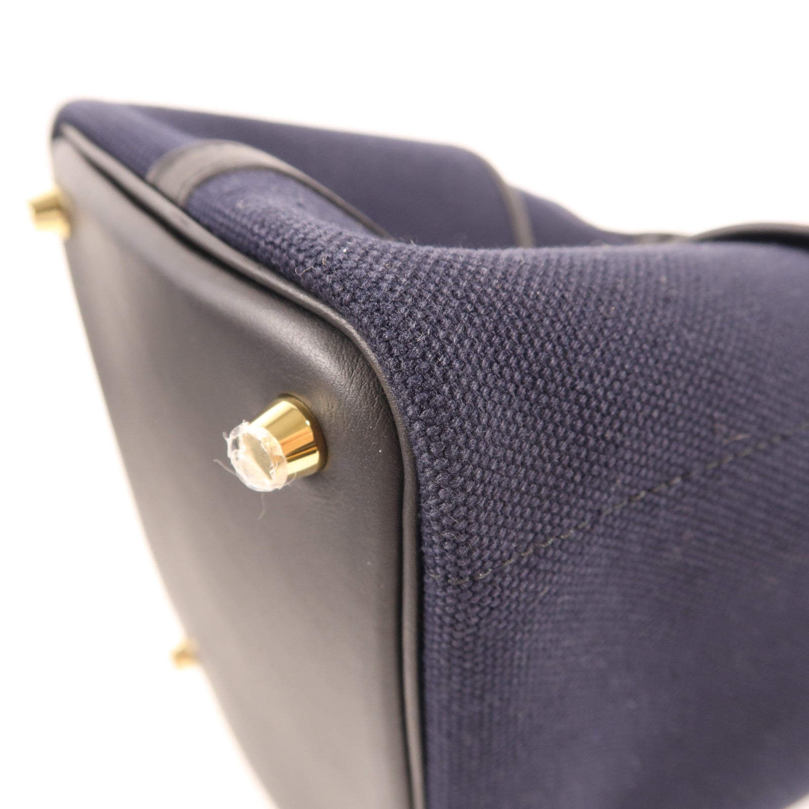 HERMES 帆布Picotin Cargo PM金扣手挽袋